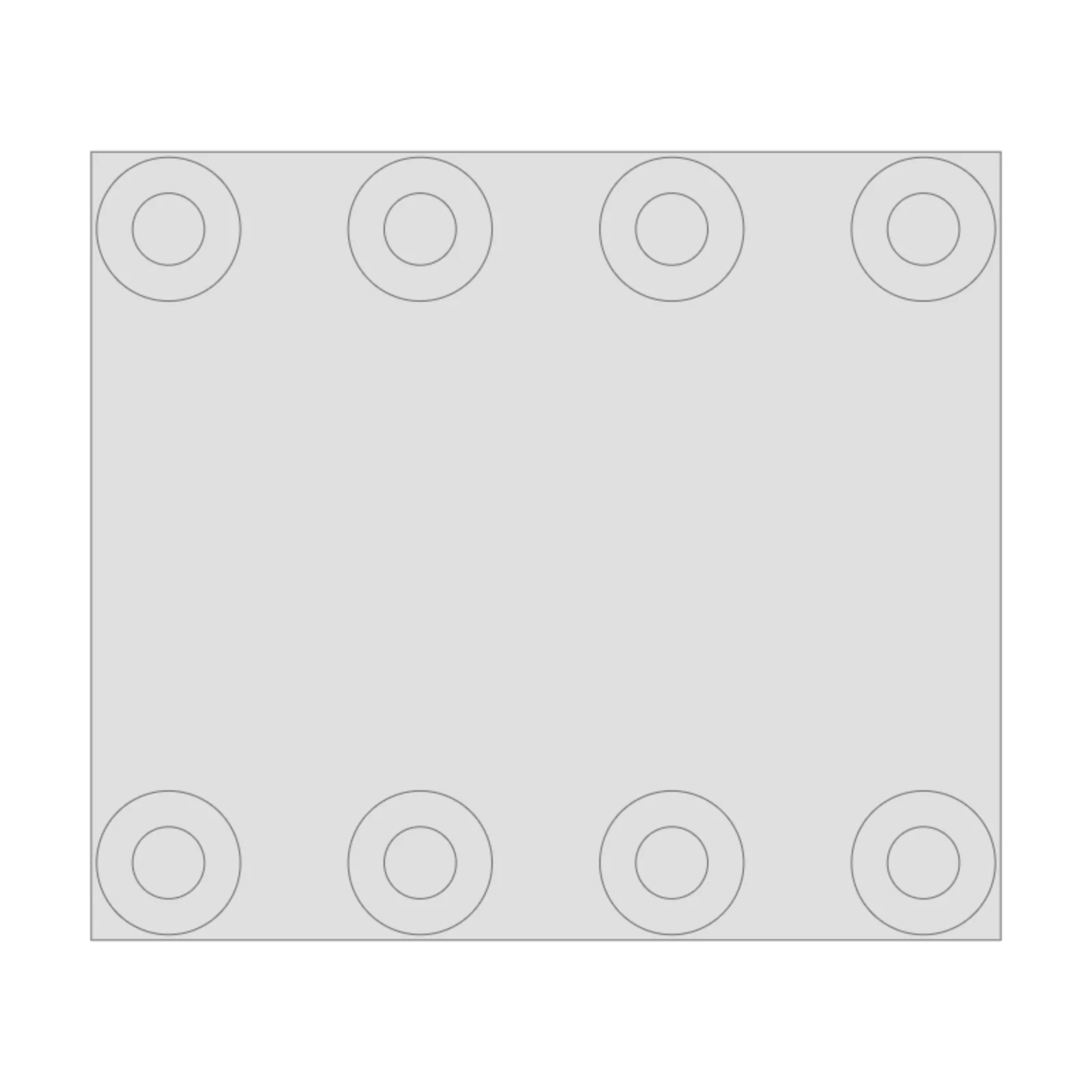 Range 30" — 2D floor-plan symbol