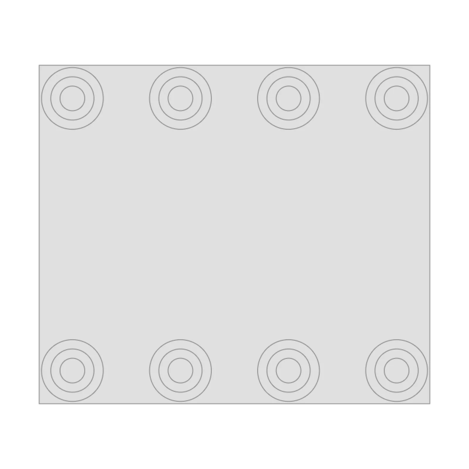 Electric Range 30" — 2D floor-plan symbol