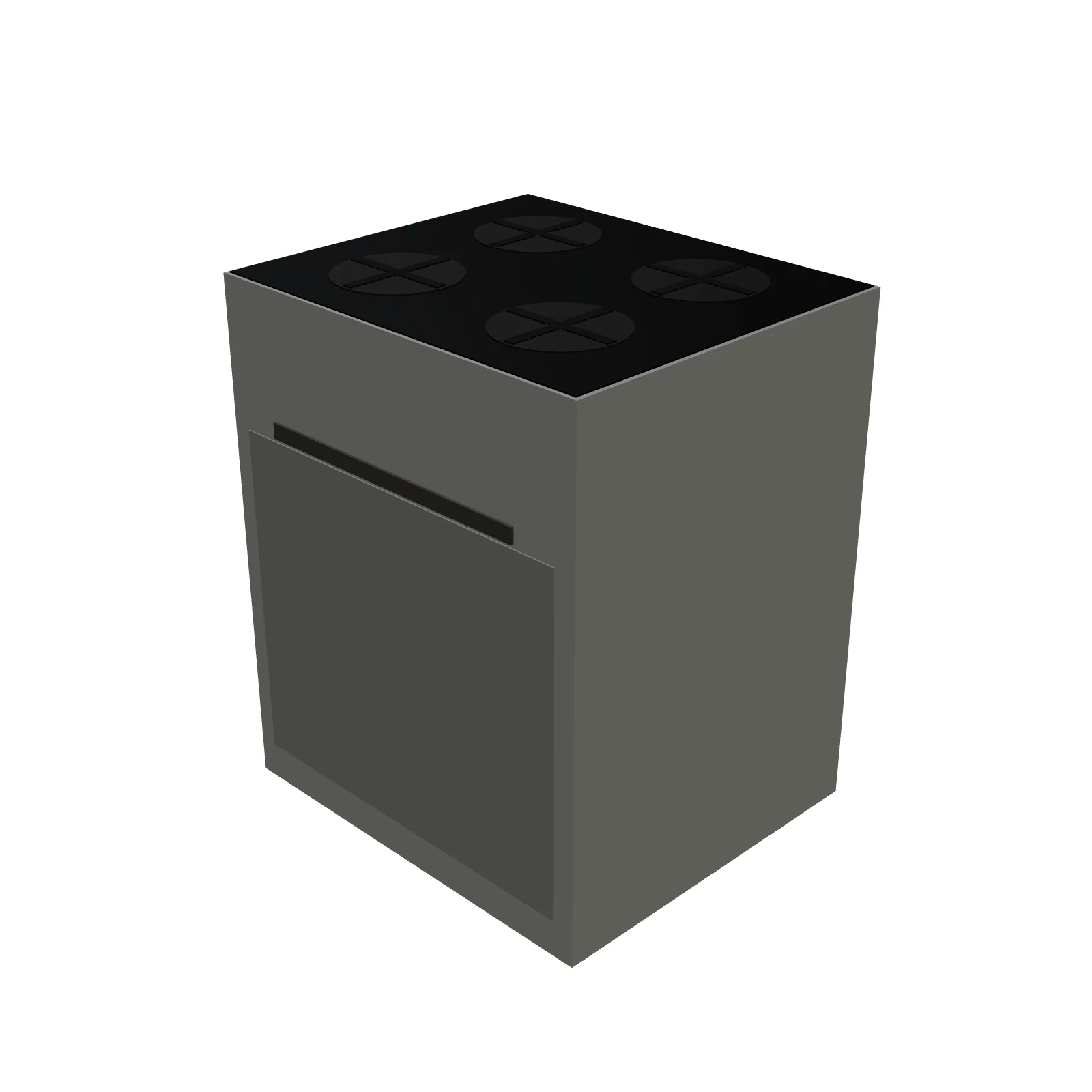Gas Range 30" — 3D model preview