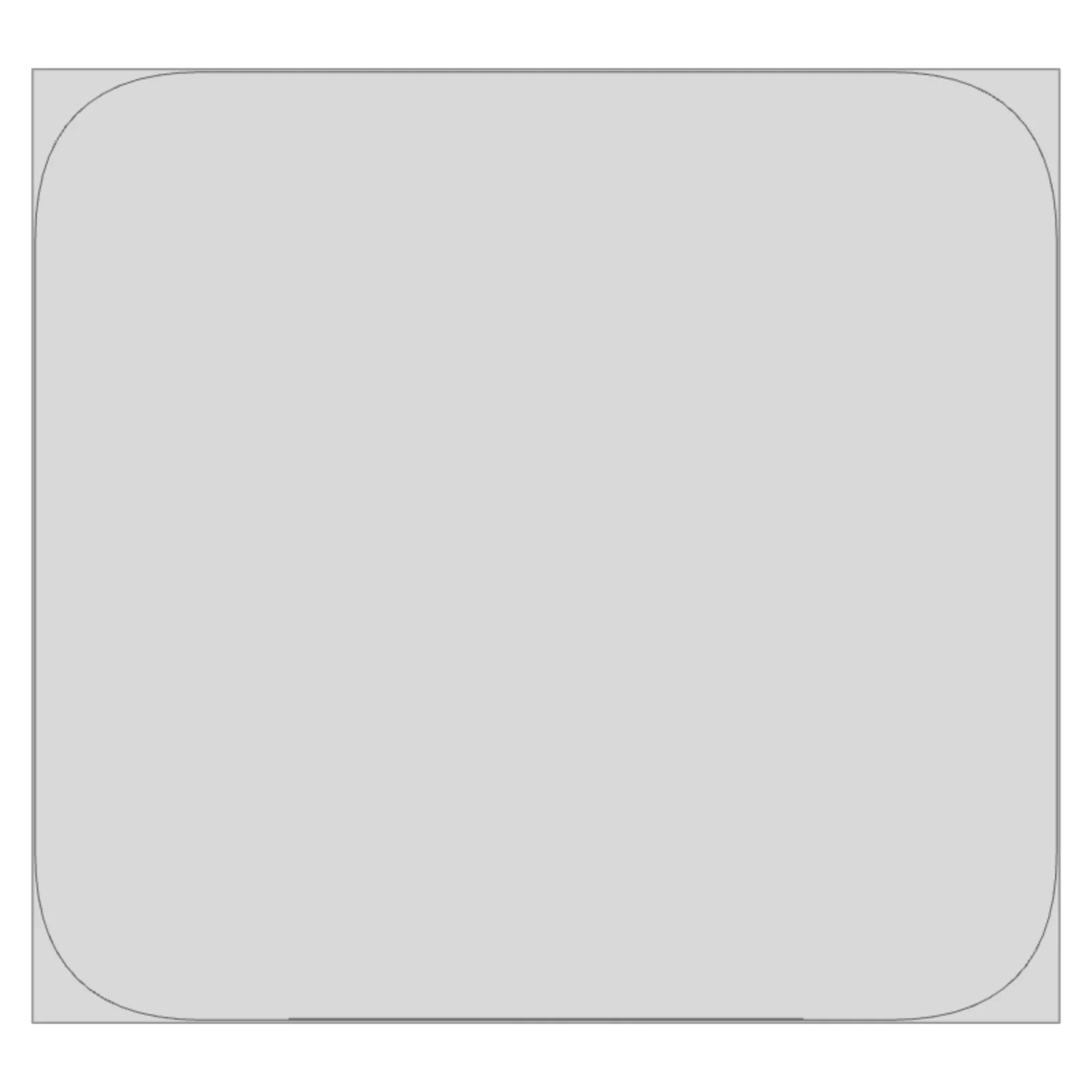Air Fryer — 2D floor-plan symbol — RoomSketch3D floor planner