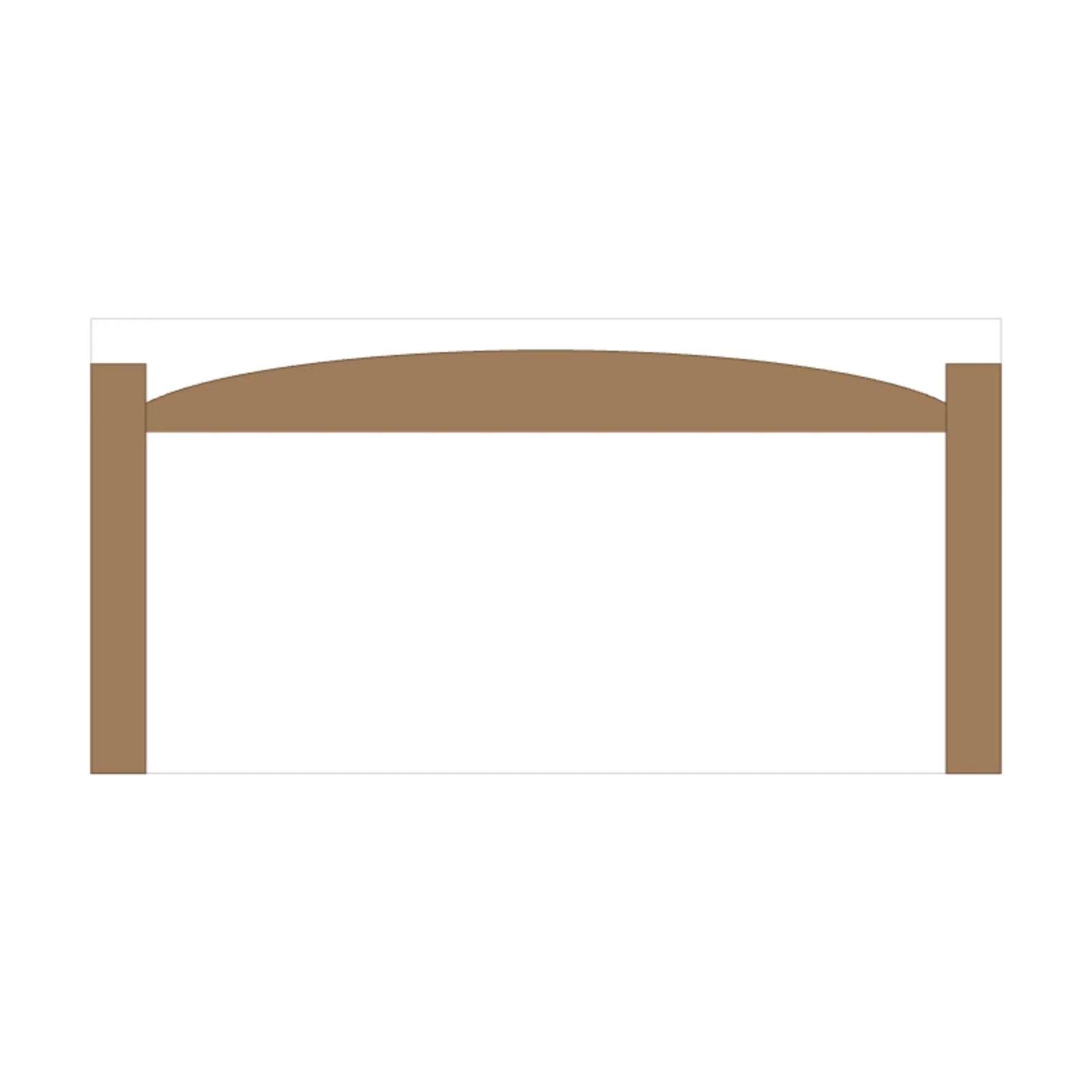 Garden Arbor — 2D floor-plan symbol