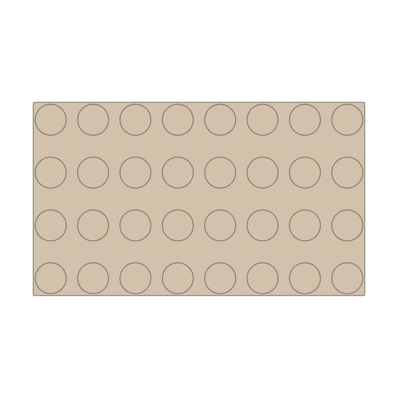 Wine Rack 36-bottle — 2D floor-plan symbol