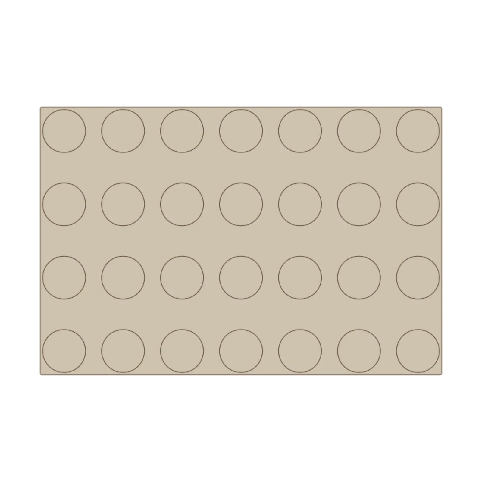 Wine Rack 12-bottle — 2D floor-plan symbol