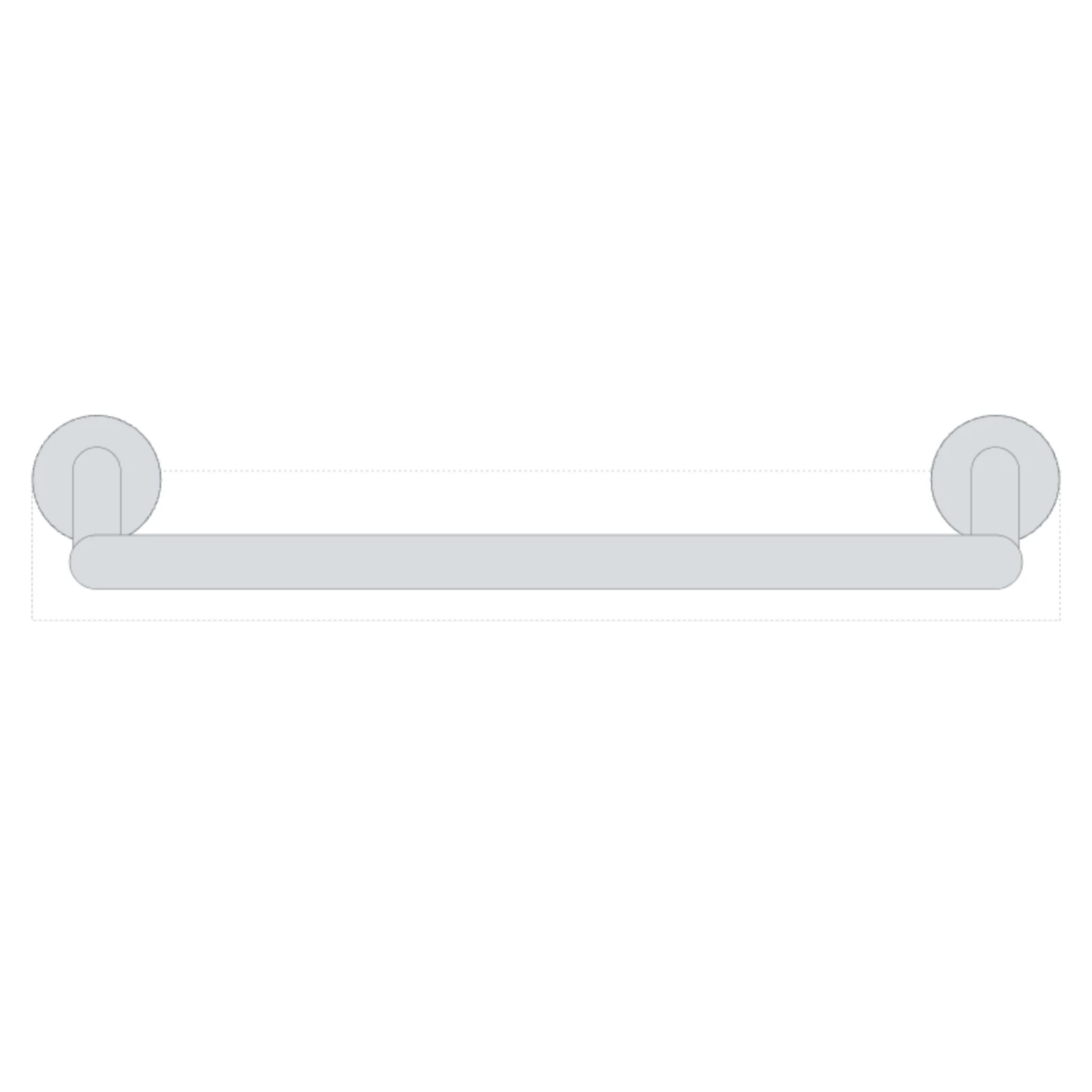 Grab Bar 24" — 2D floor-plan symbol — RoomSketch3D home design app