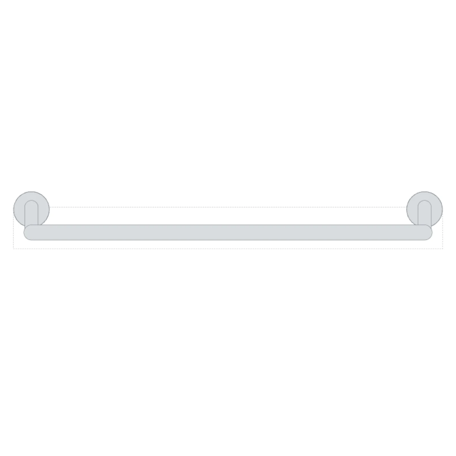 Grab Bar 36" — 2D floor-plan symbol — RoomSketch3D room planner app