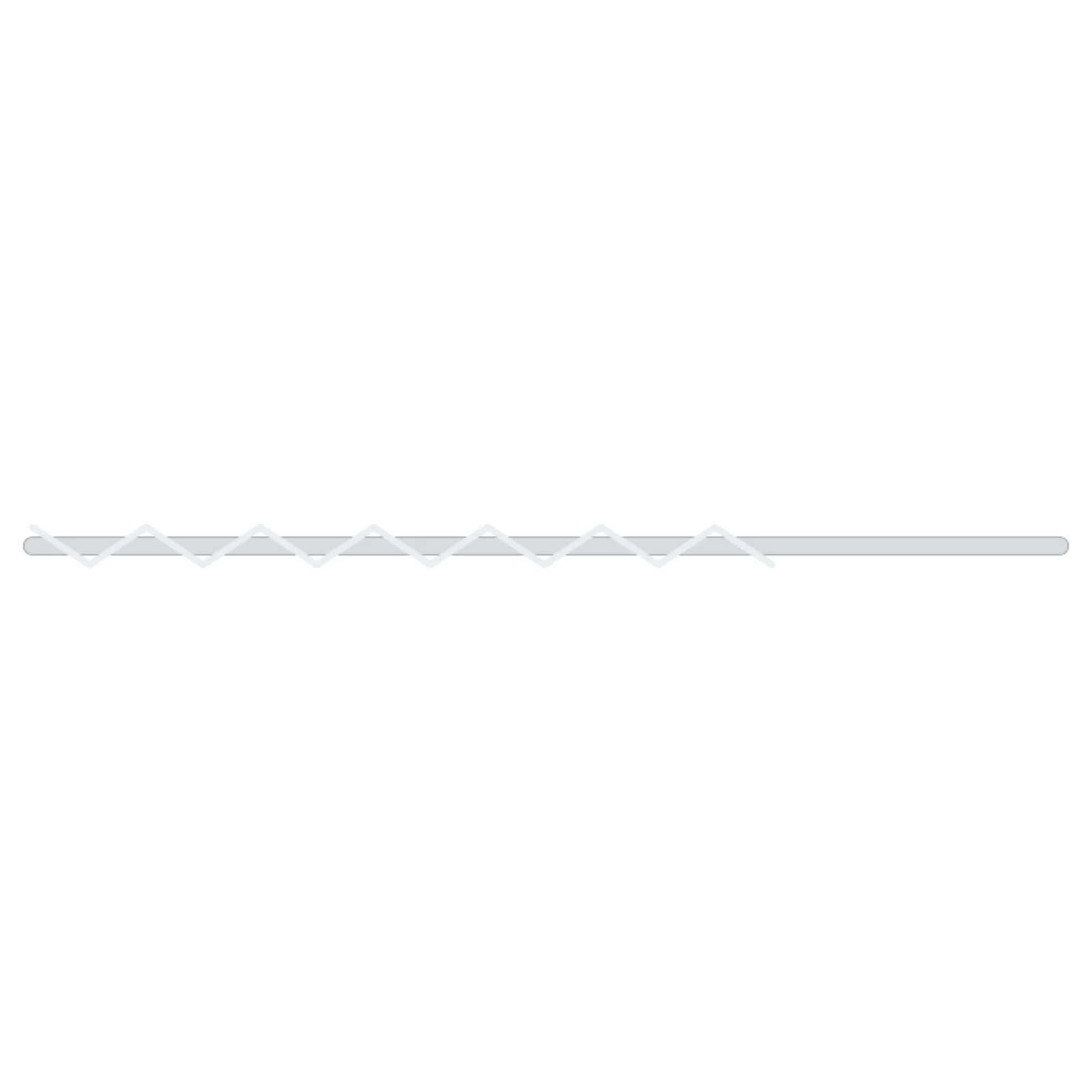 Shower Curtain & Rod — 2D floor-plan symbol — RoomSketch3D floor planner