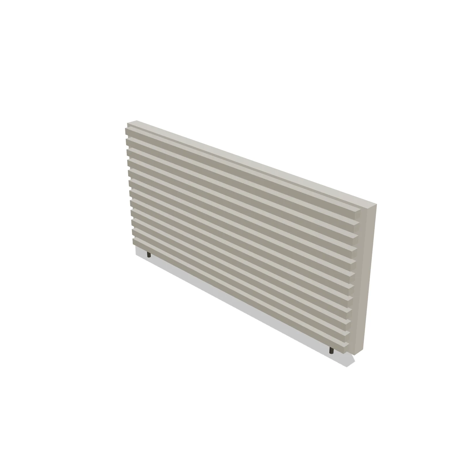 Wide Radiator — 3D preview