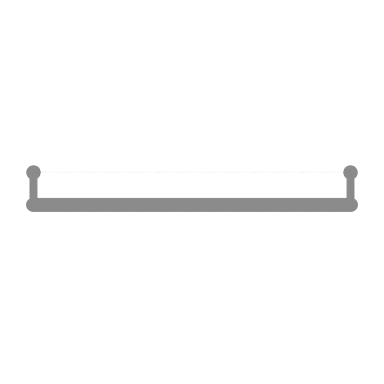 Towel Rail — 2D floor-plan symbol