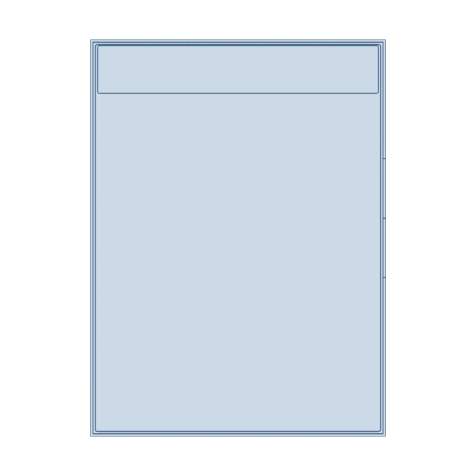 Bunk Bed (Twin/Full) — 2D floor-plan symbol