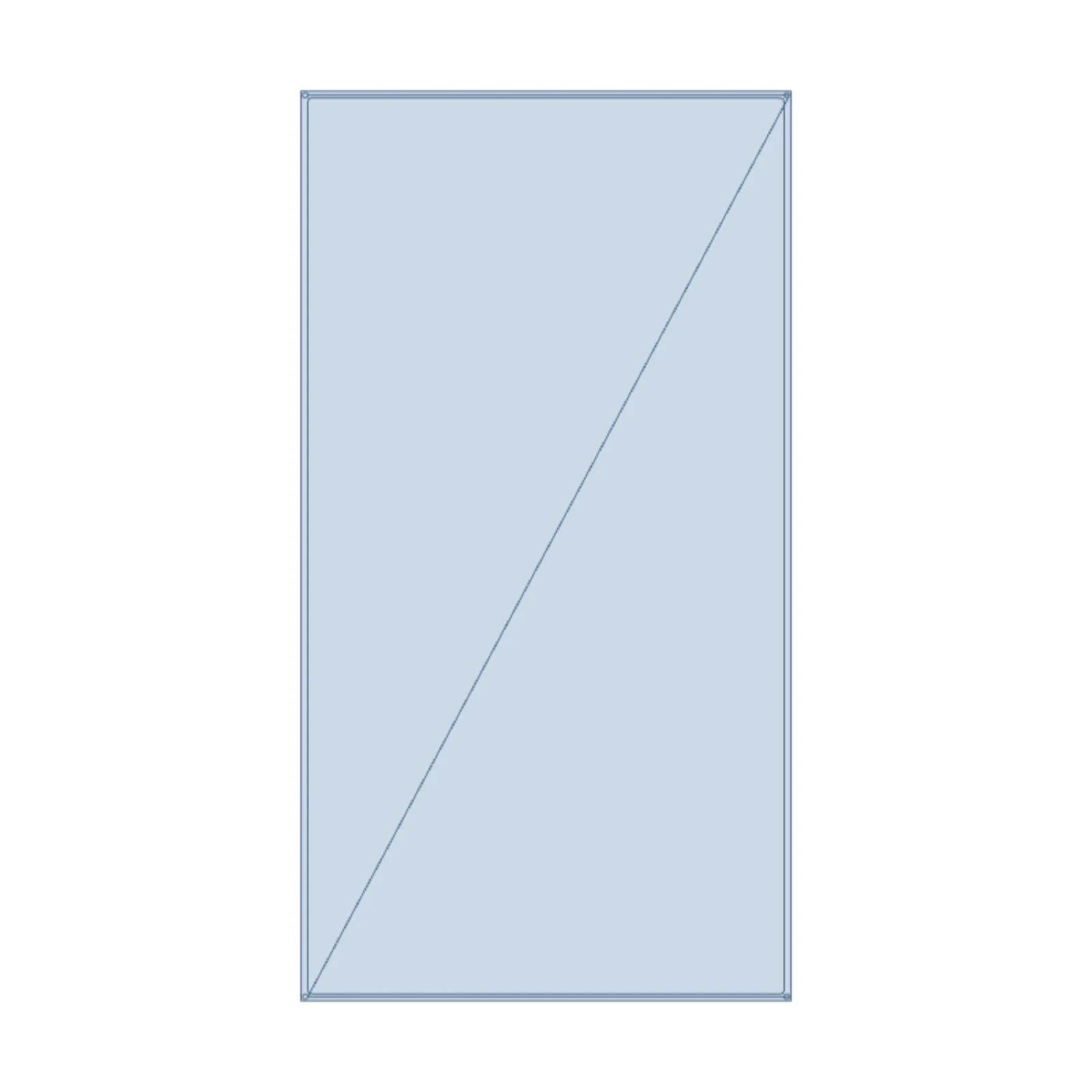 Crib — 2D floor-plan symbol