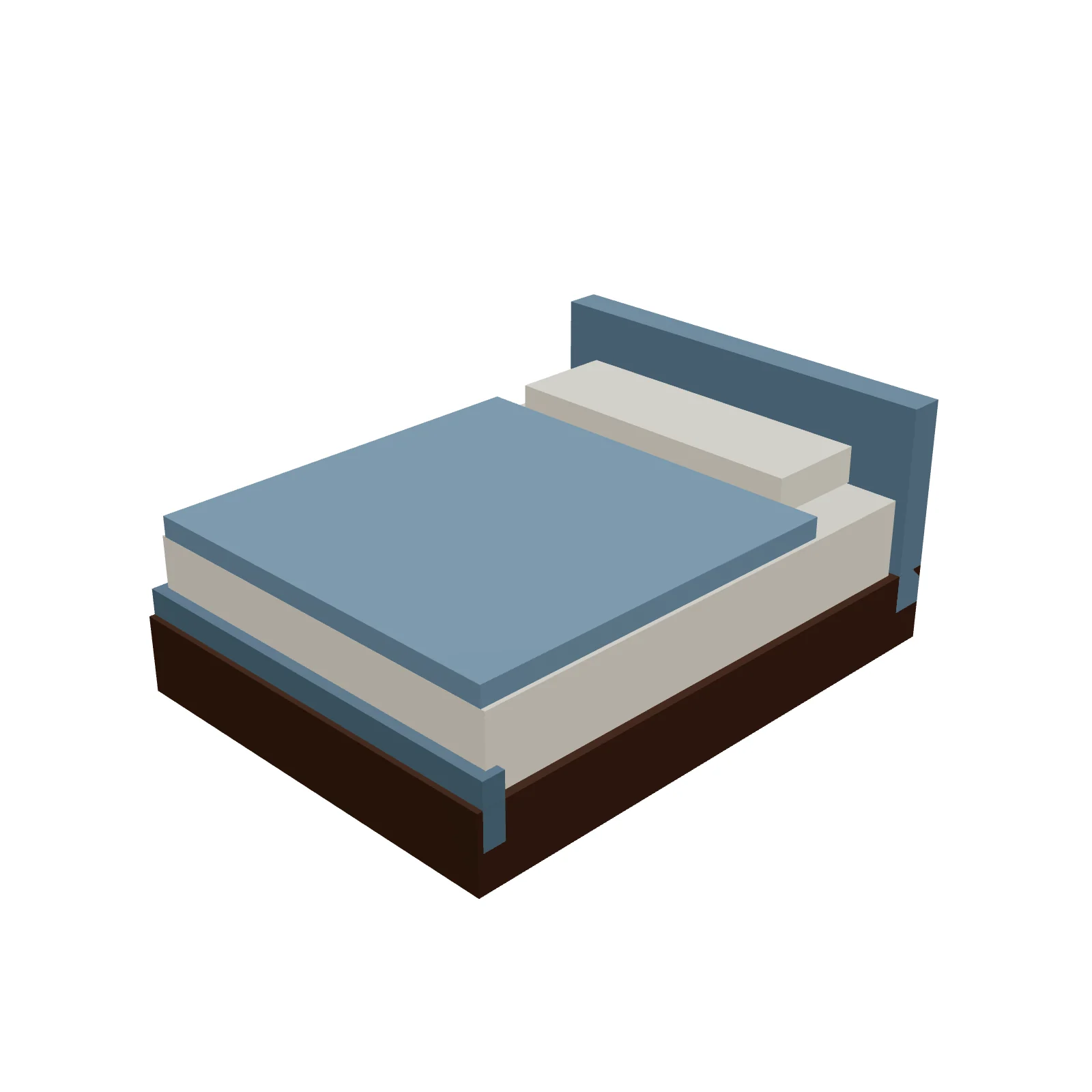 Queen Bed — 3D preview