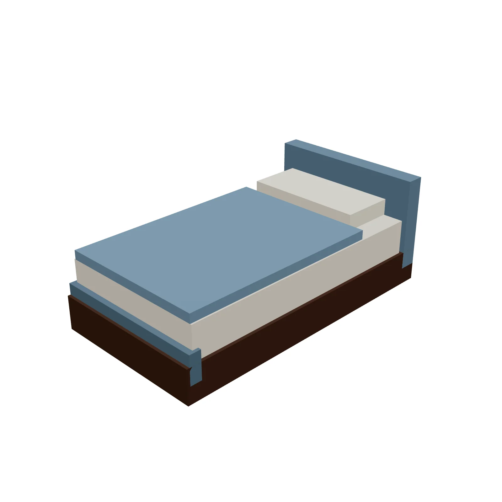 Toddler Bed — 3D model preview