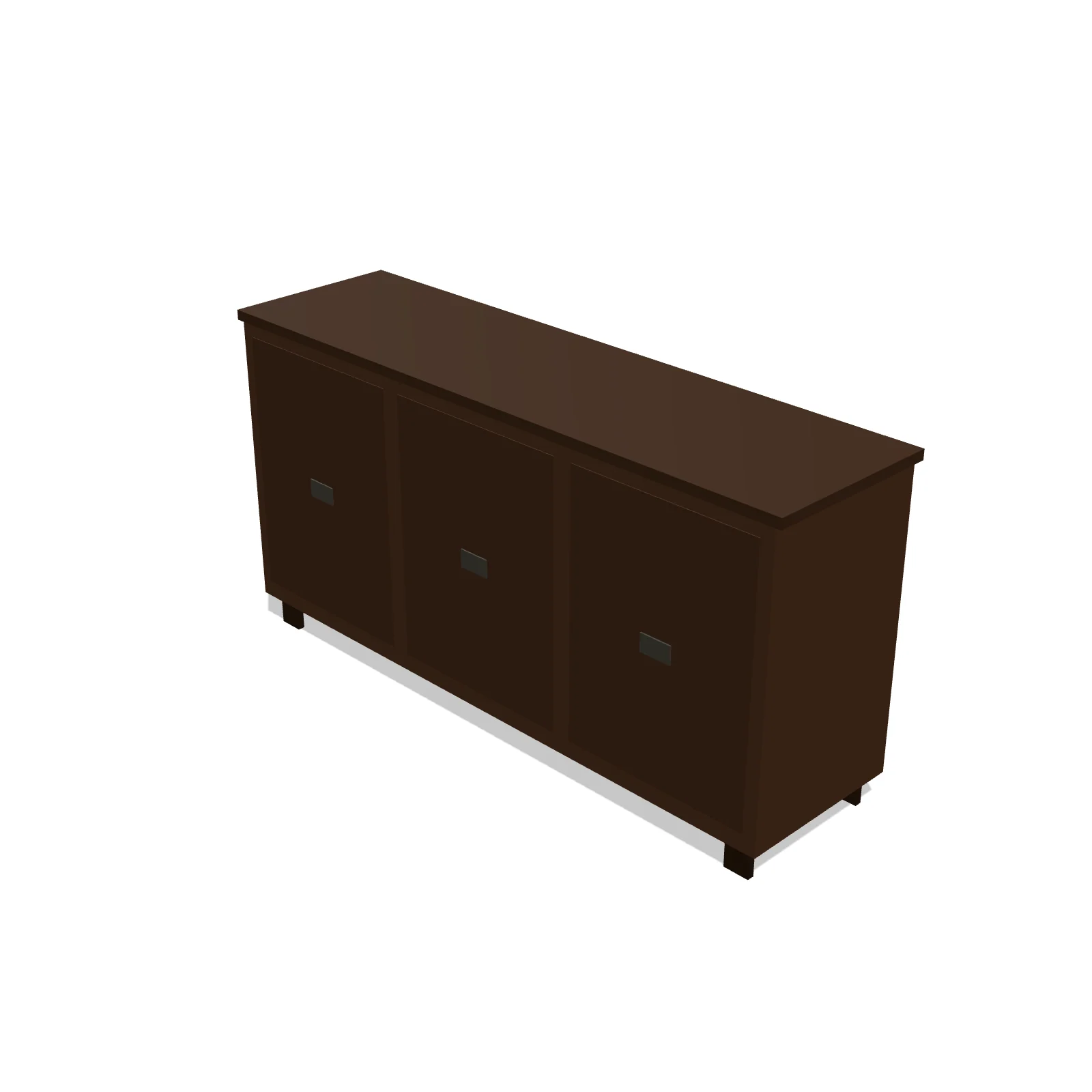 Wide Sideboard — 3D model preview