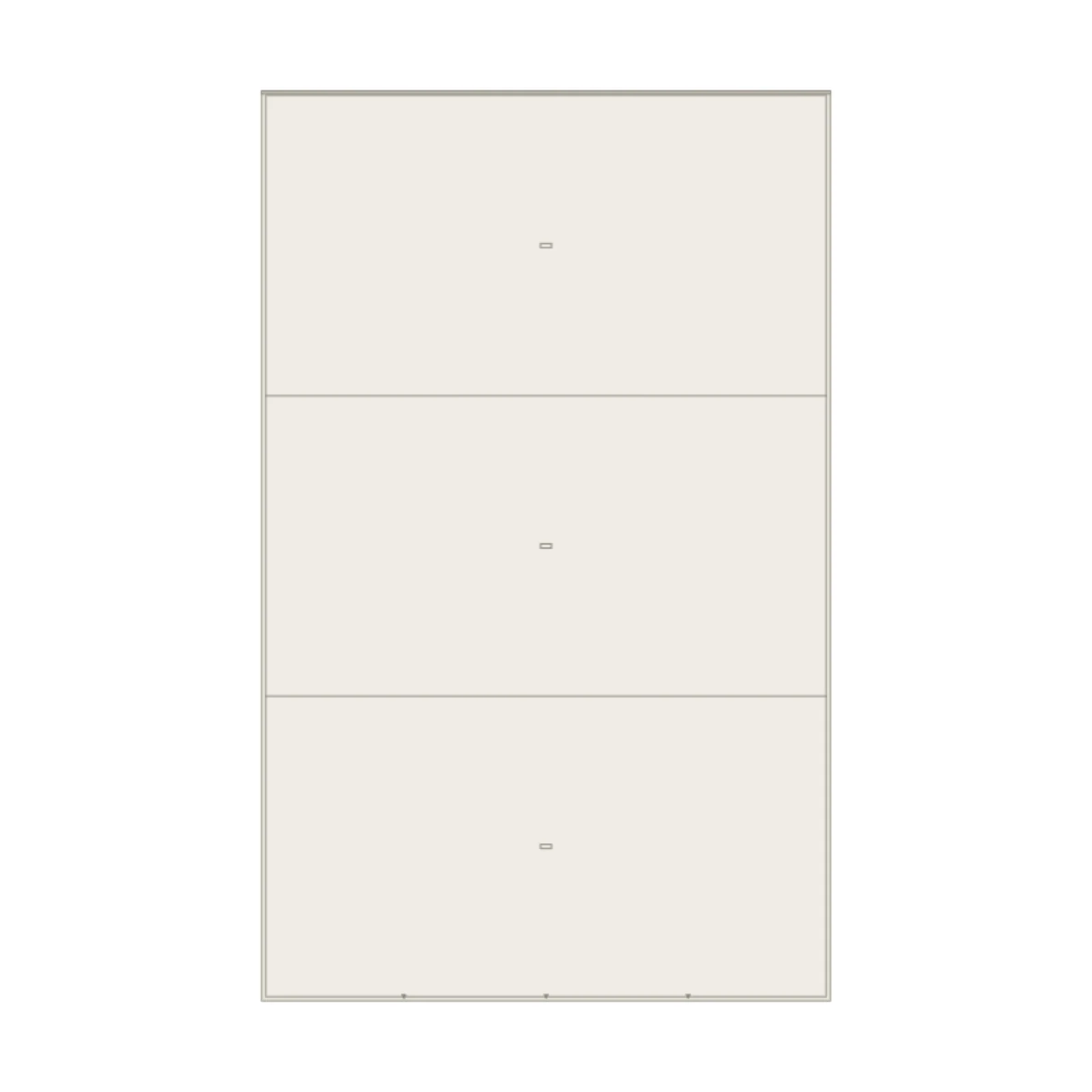 Drawer Base 15" — 2D floor-plan symbol