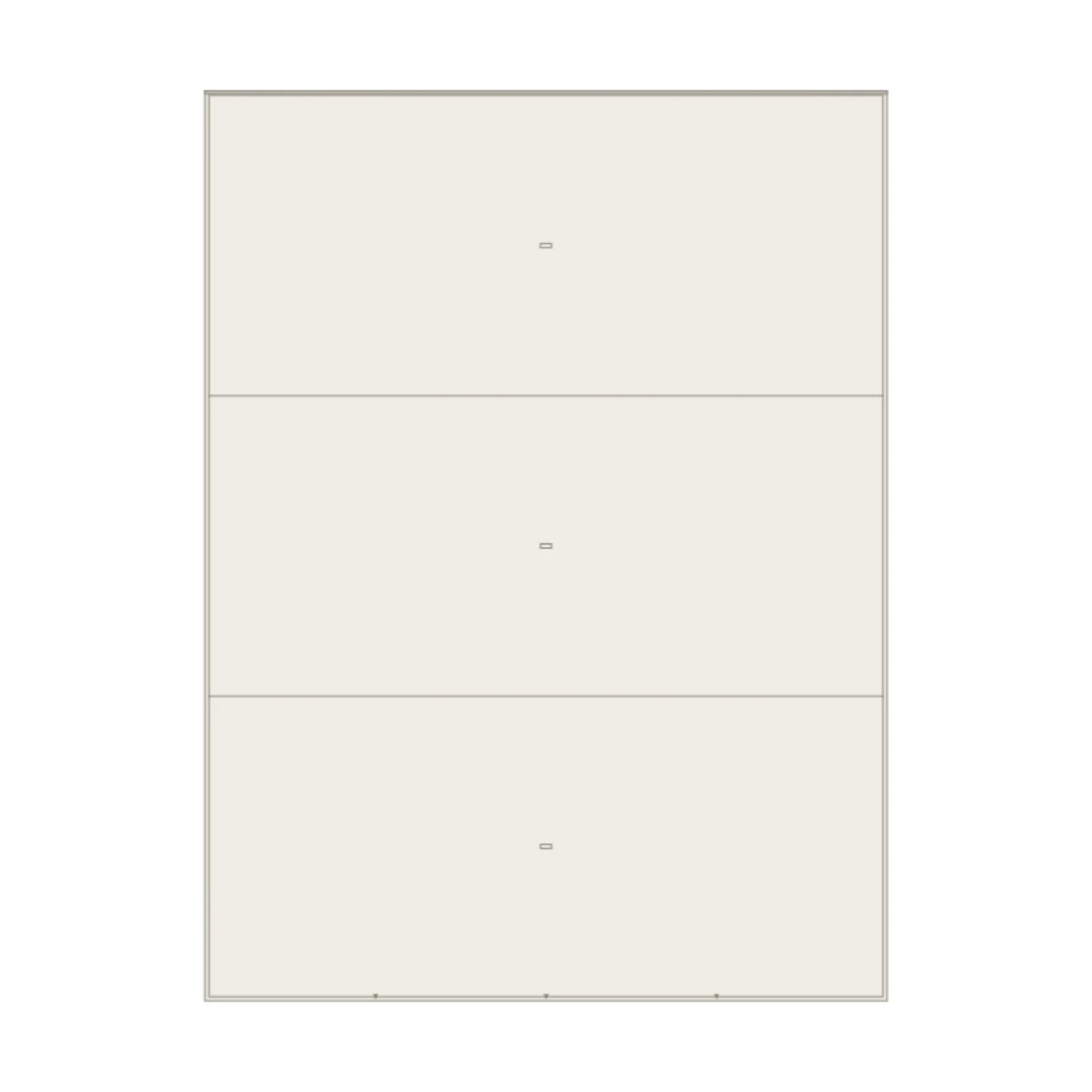 Drawer Base 18" — 2D floor-plan symbol