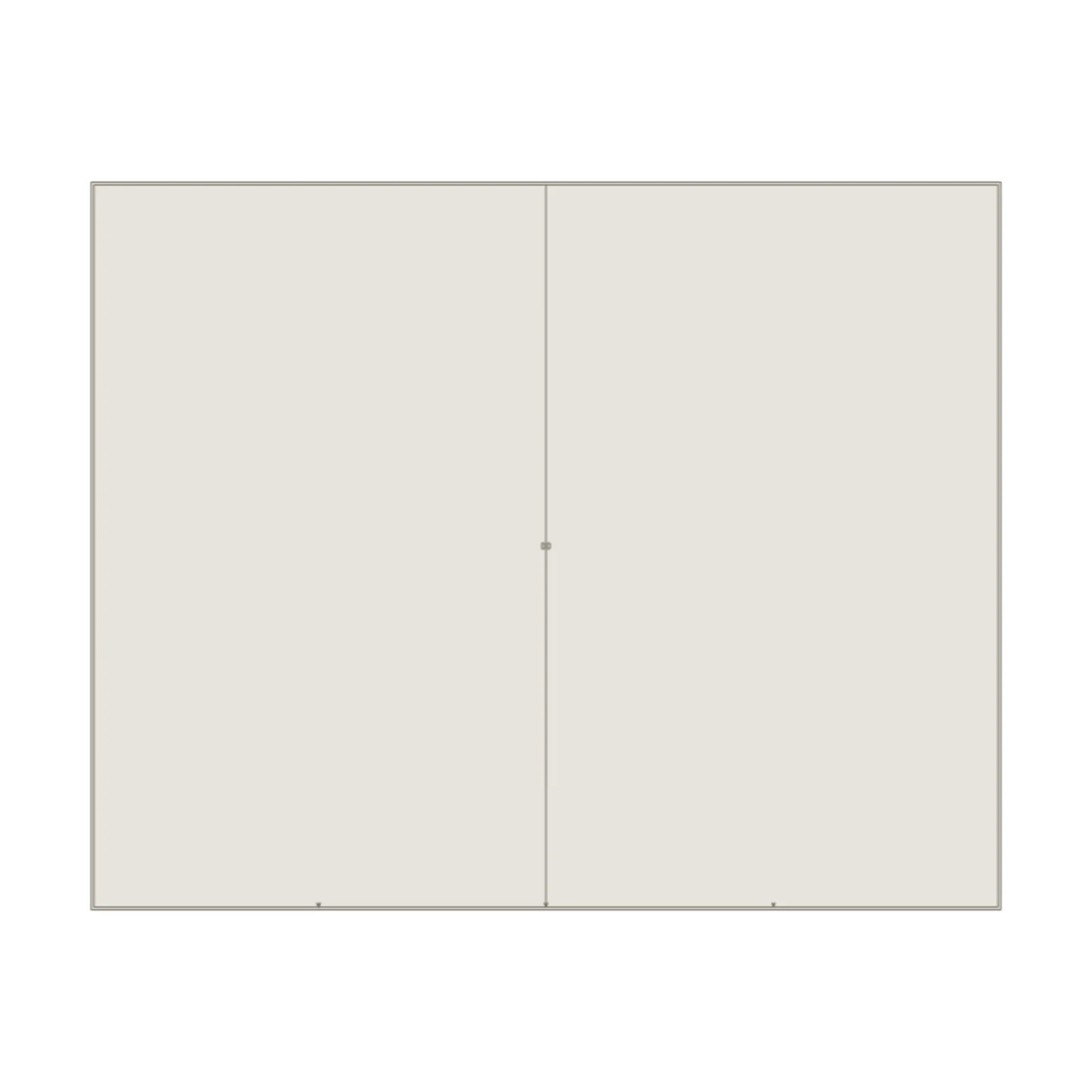 Over-Fridge Cabinet 30W × 18H — 2D floor-plan symbol