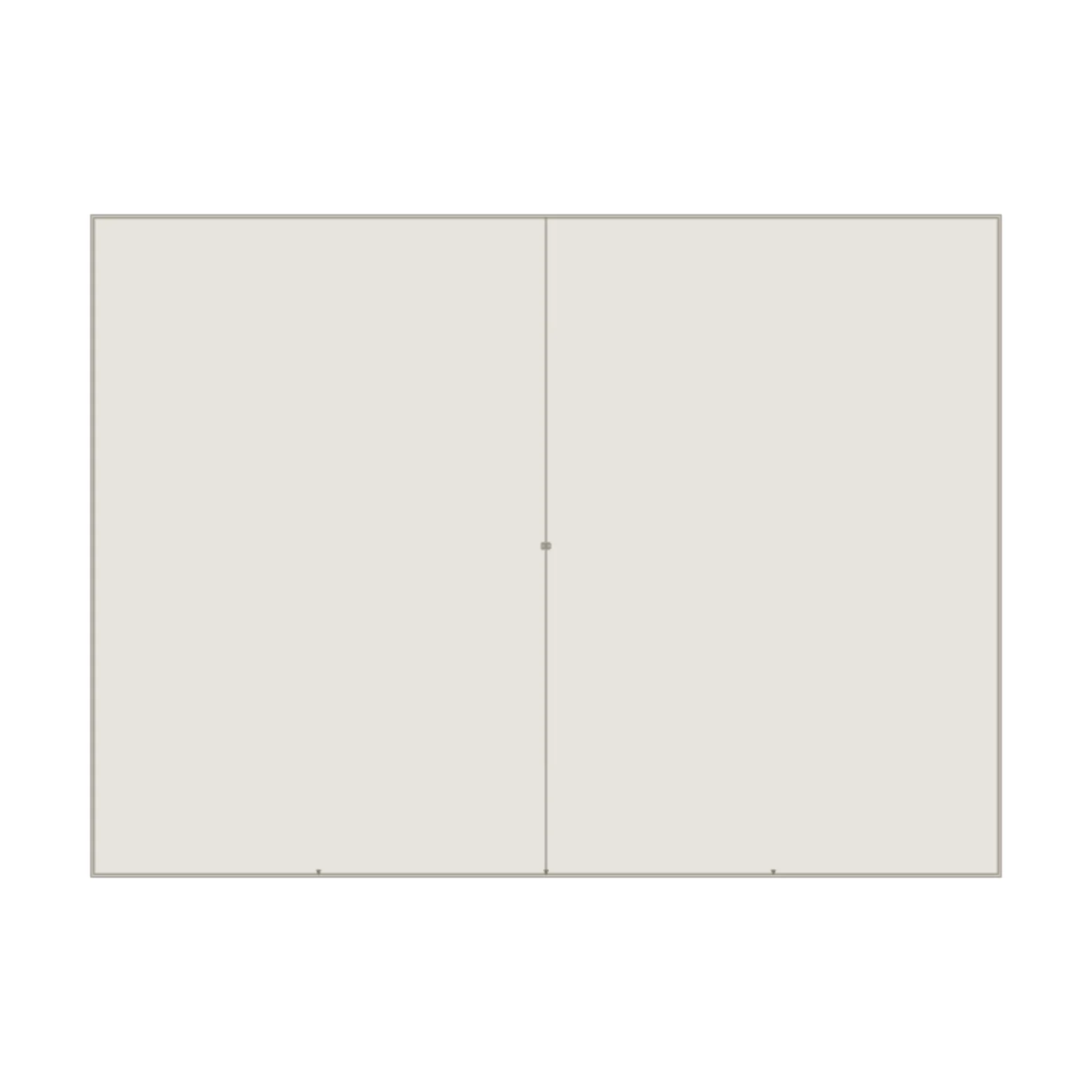 Over-Fridge Cabinet 33W × 24H — 2D floor-plan symbol