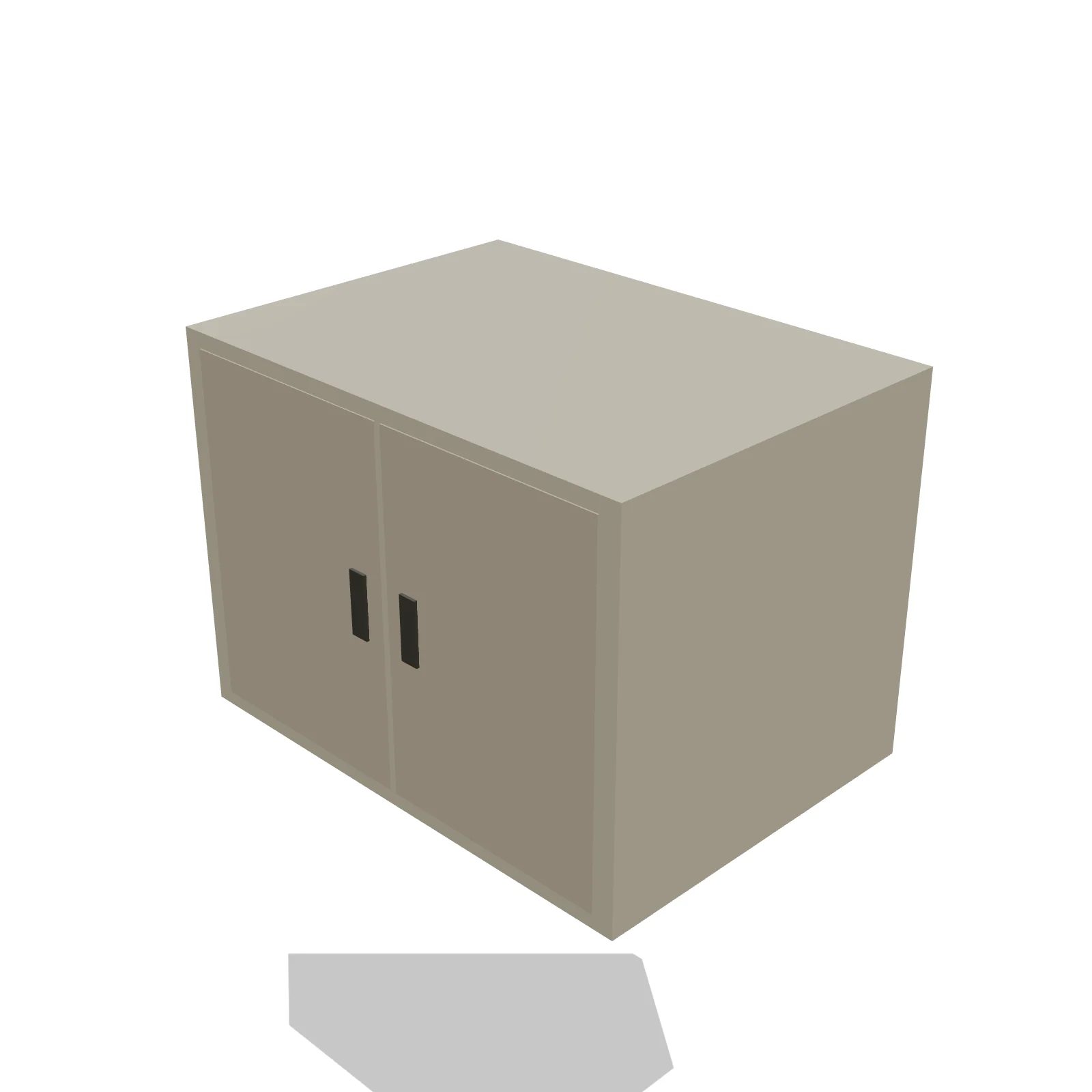 Over-Fridge Cabinet 33W × 24H — 3D preview