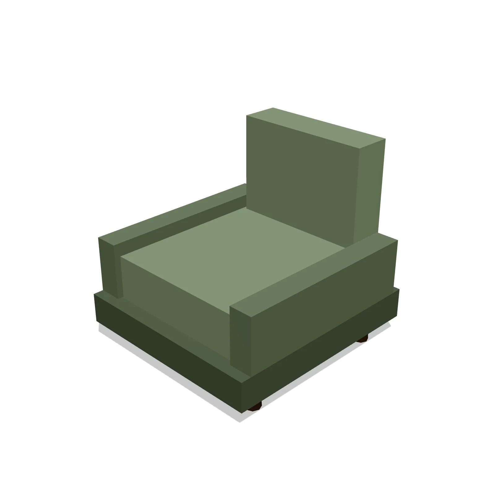 Lounge Armchair — 3D preview