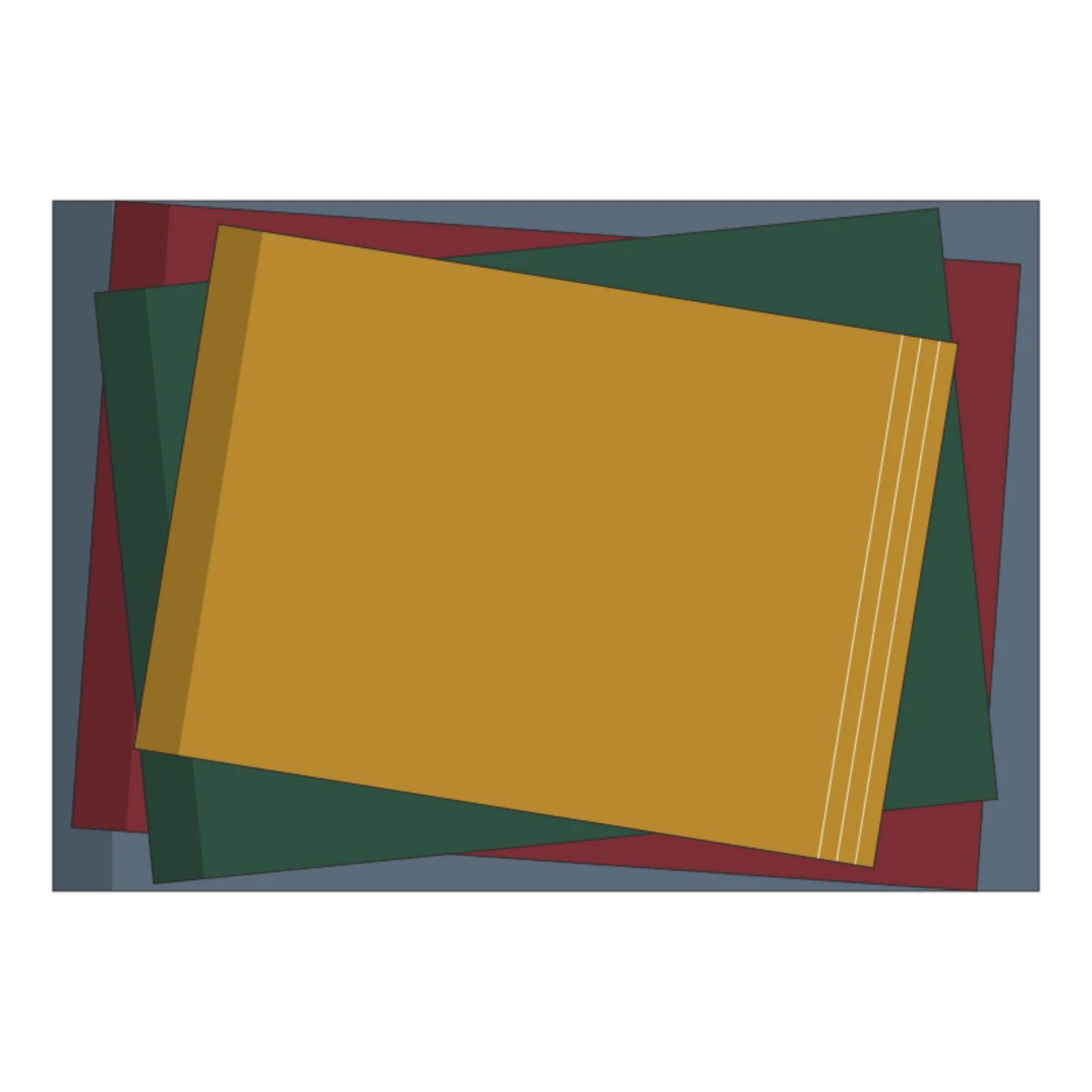 Stack of Books — 2D floor-plan symbol — RoomSketch3D room planner app