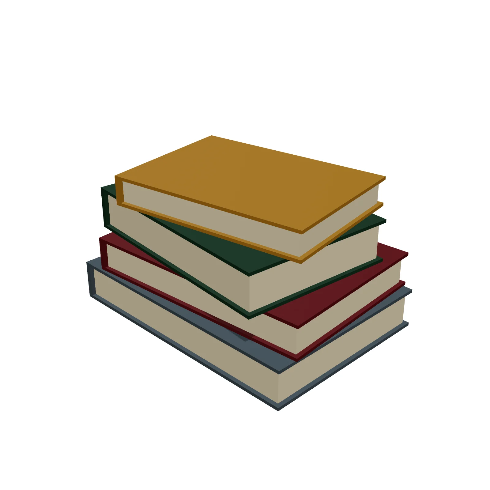 Stack of Books — 3D model preview — RoomSketch3D floor planner