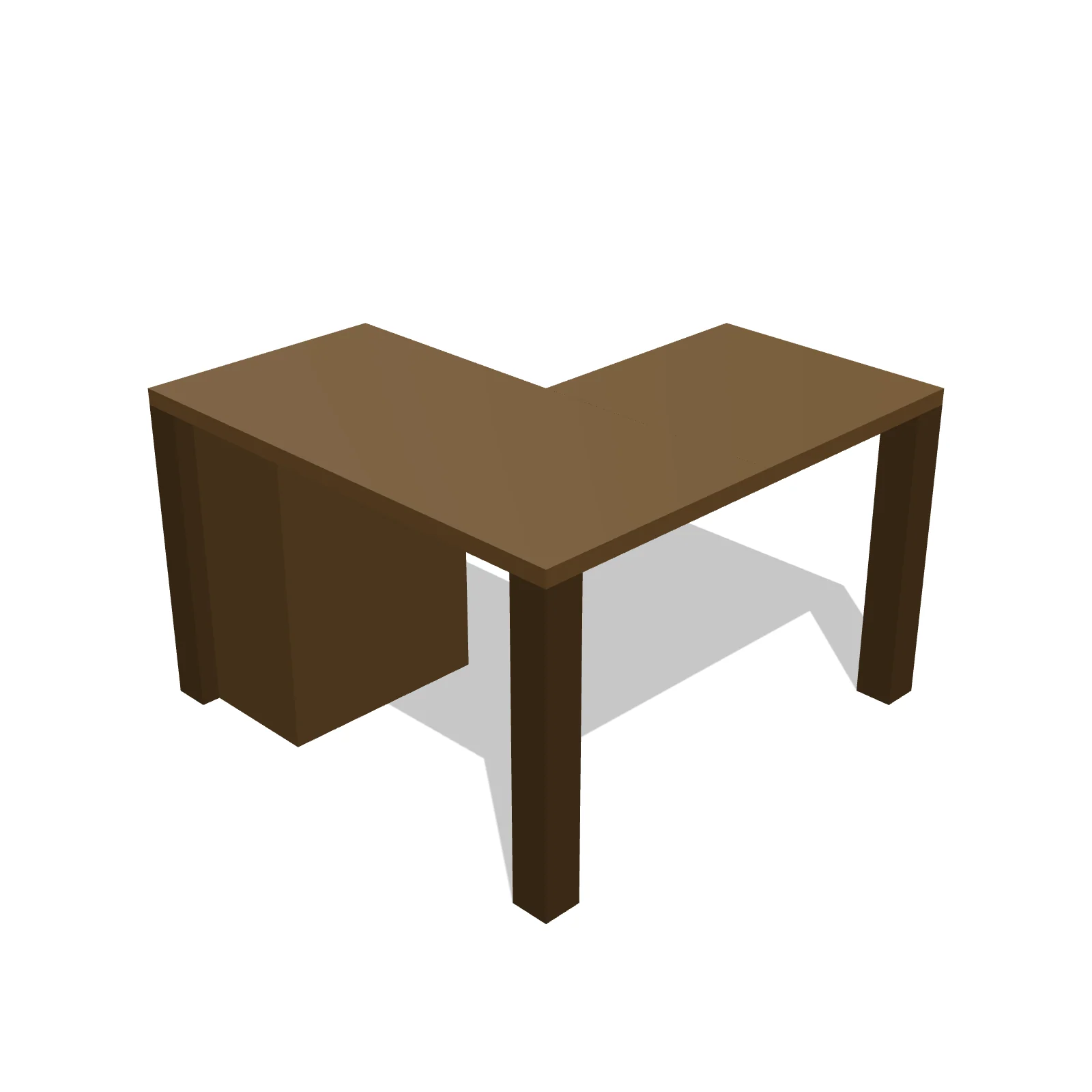 Corner Desk — 3D model preview