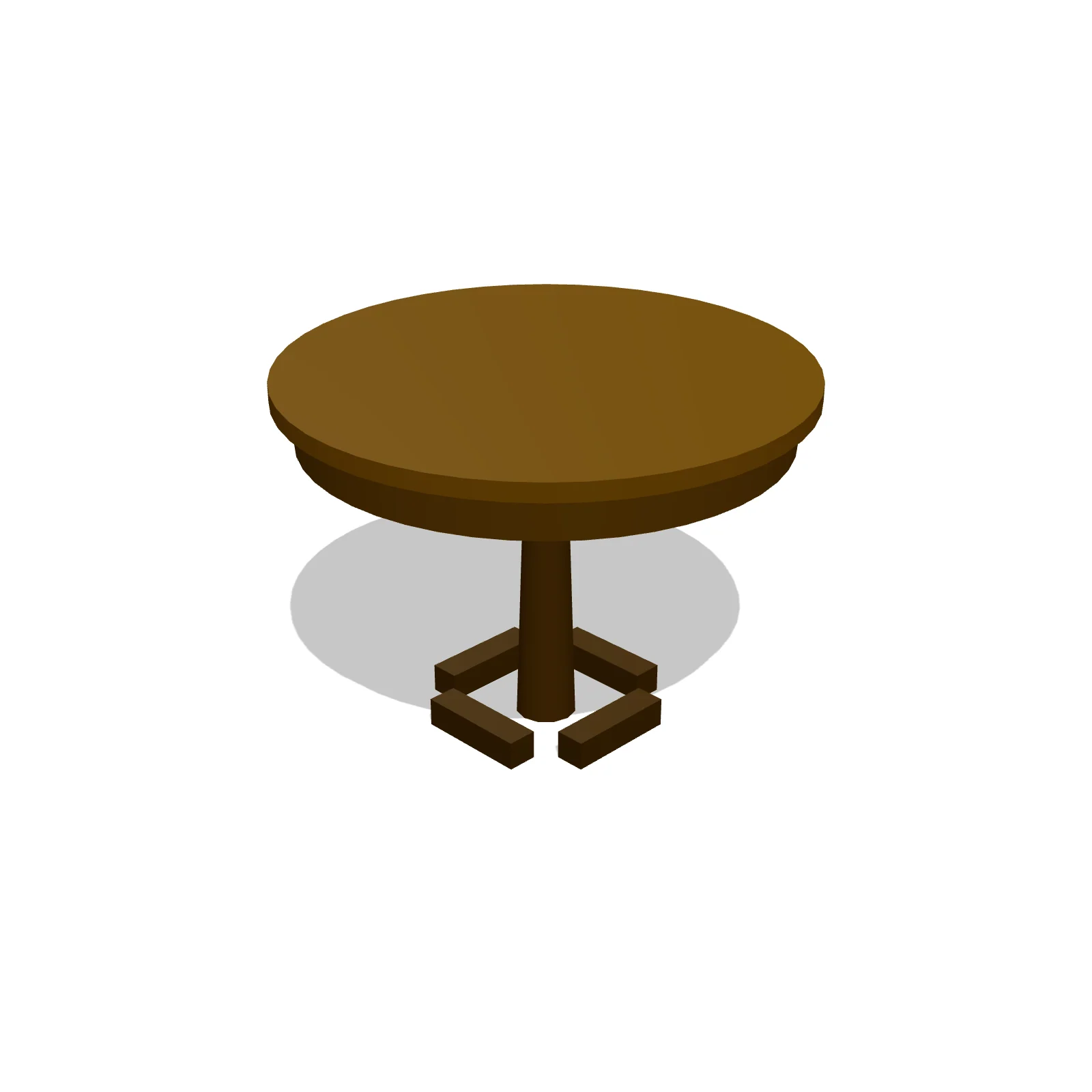 Round Table 42" — 3D model preview