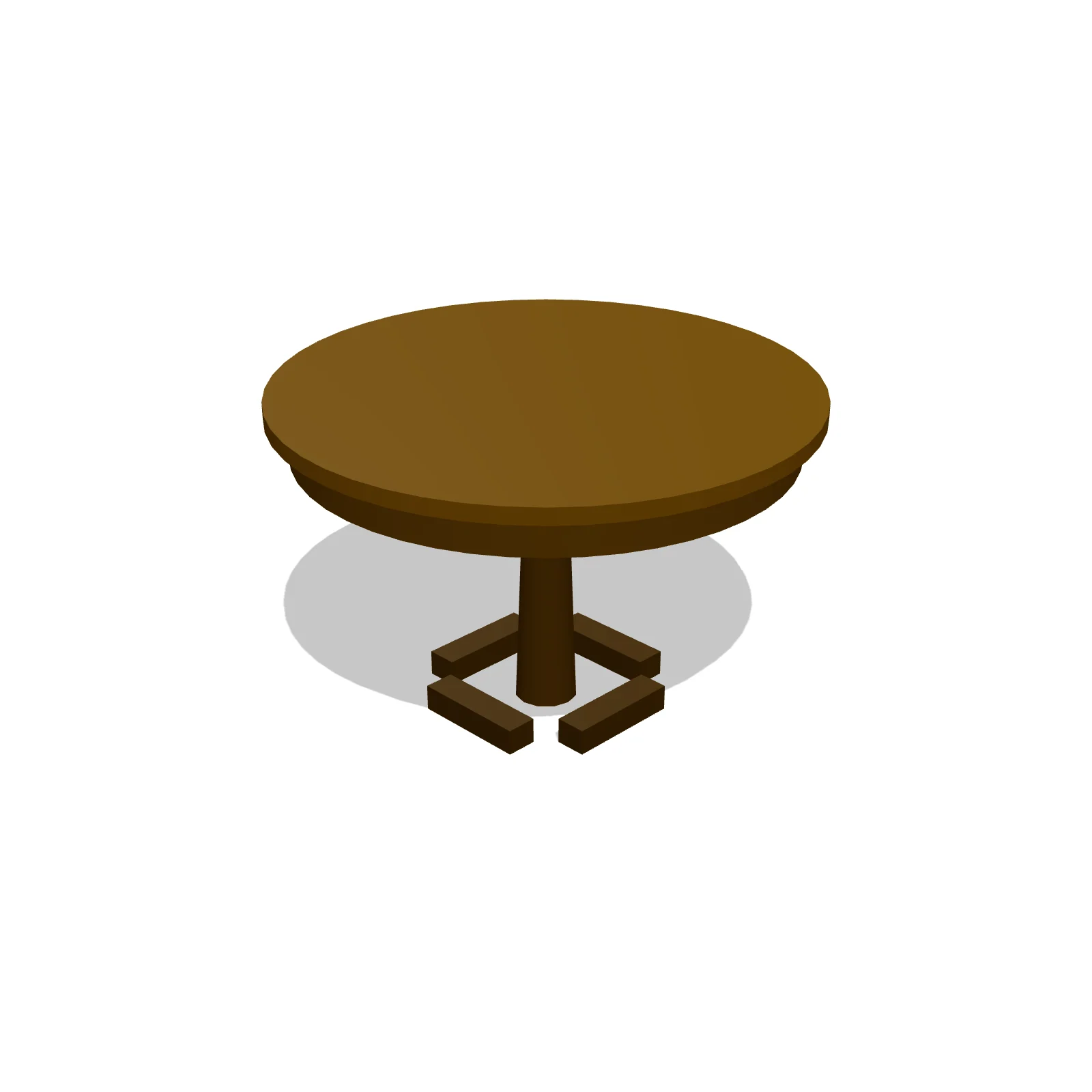 Round Table 48" — 3D model preview