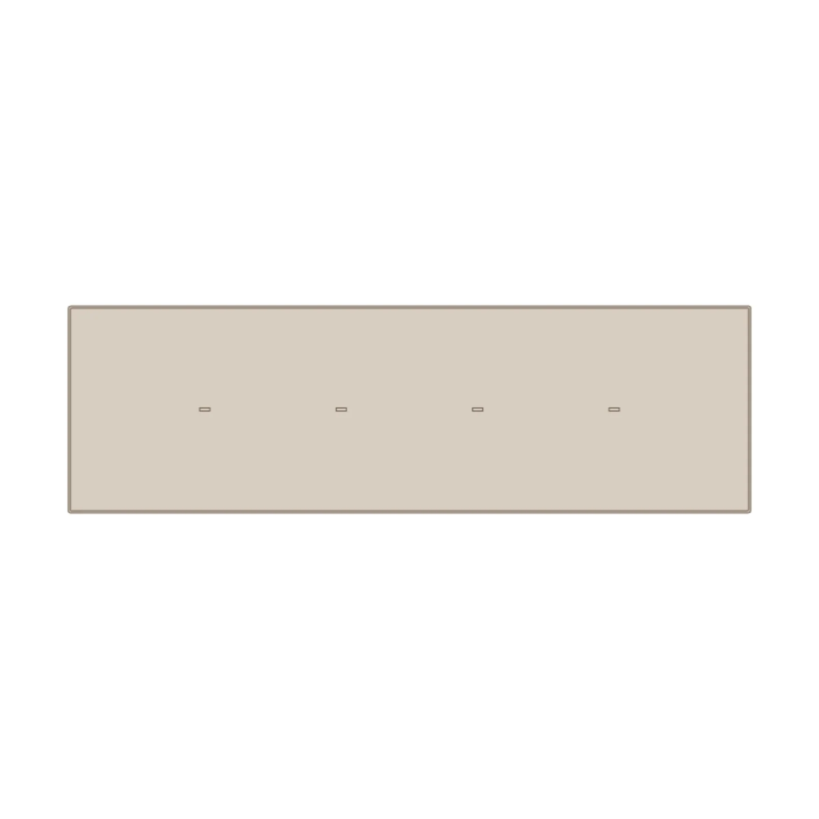 Wide Dresser — 2D floor-plan symbol