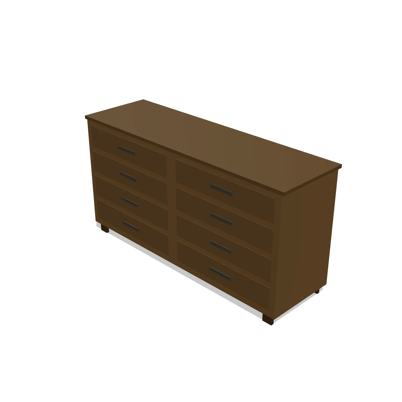 Wide Dresser — 3D preview