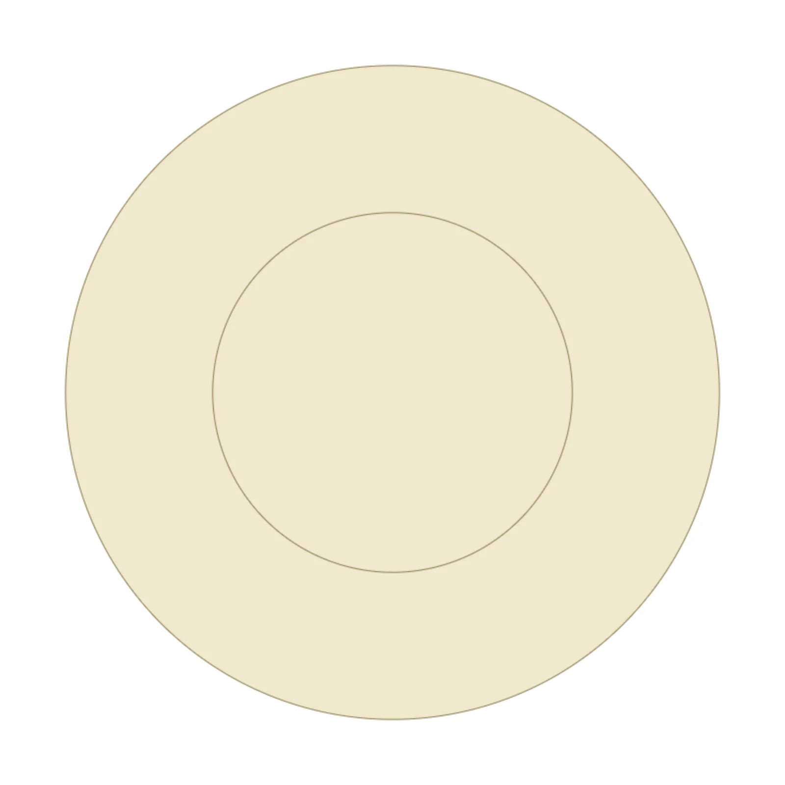 Flush Ceiling Light 12" — 2D floor-plan symbol