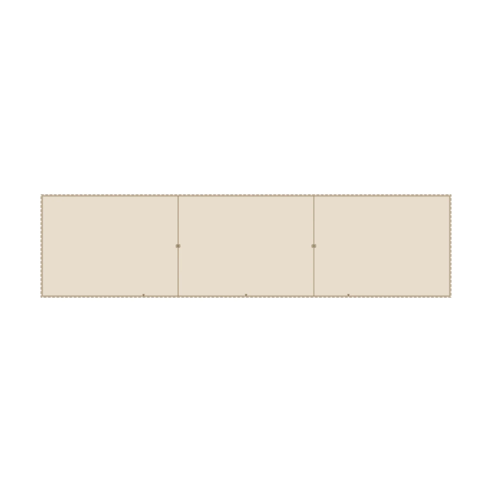 Floating Cabinet 48" — 2D floor-plan symbol