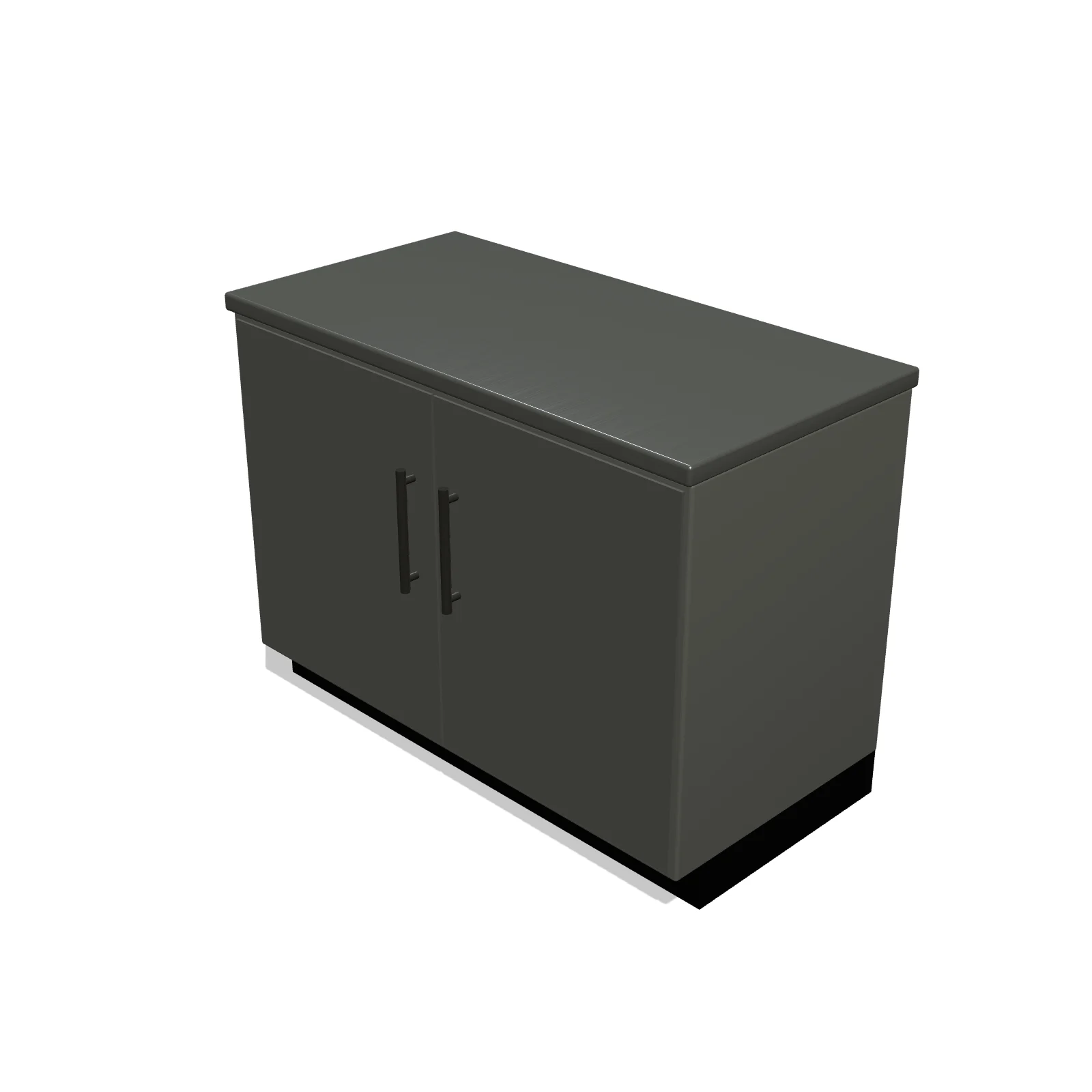 Stainless Base Cabinet 48" — 3D preview — RoomSketch3D room planner app