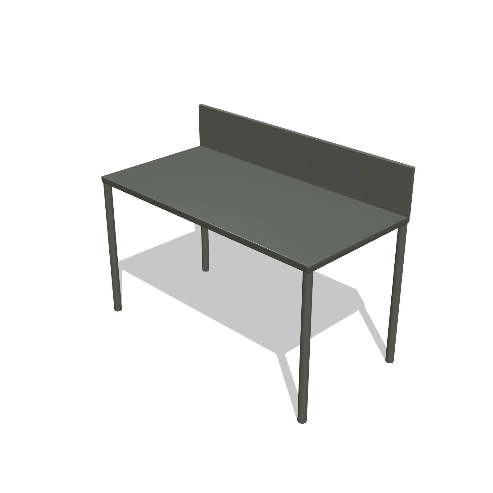 Clean Dish Table 60" — 3D preview — RoomSketch3D room planner app