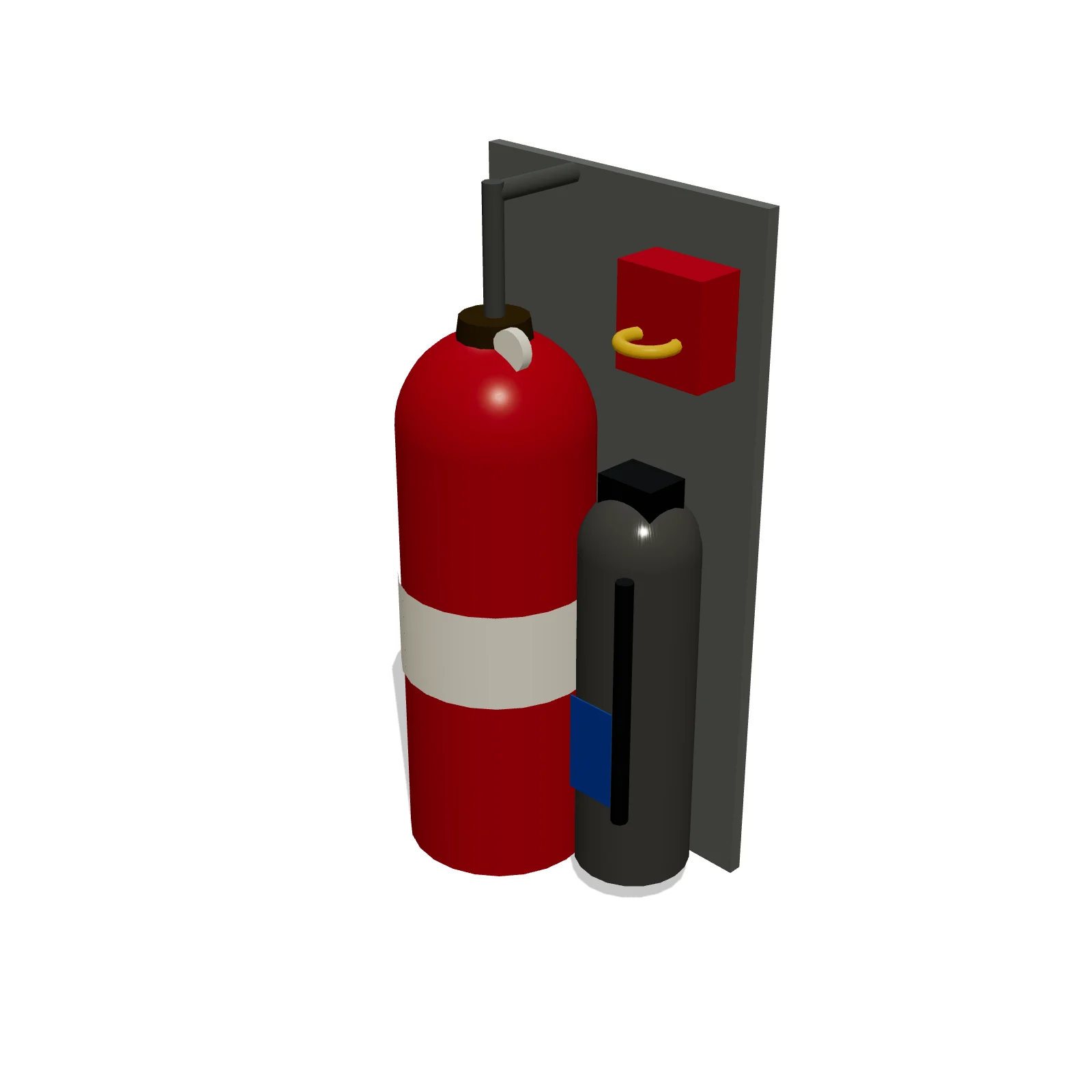 Fire Suppression + Class-K — 3D preview — RoomSketch3D room planner app