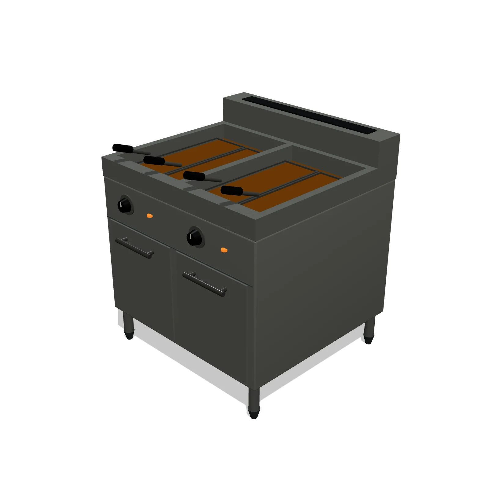 Double Deep Fryer — 3D preview — RoomSketch3D floor plan creator