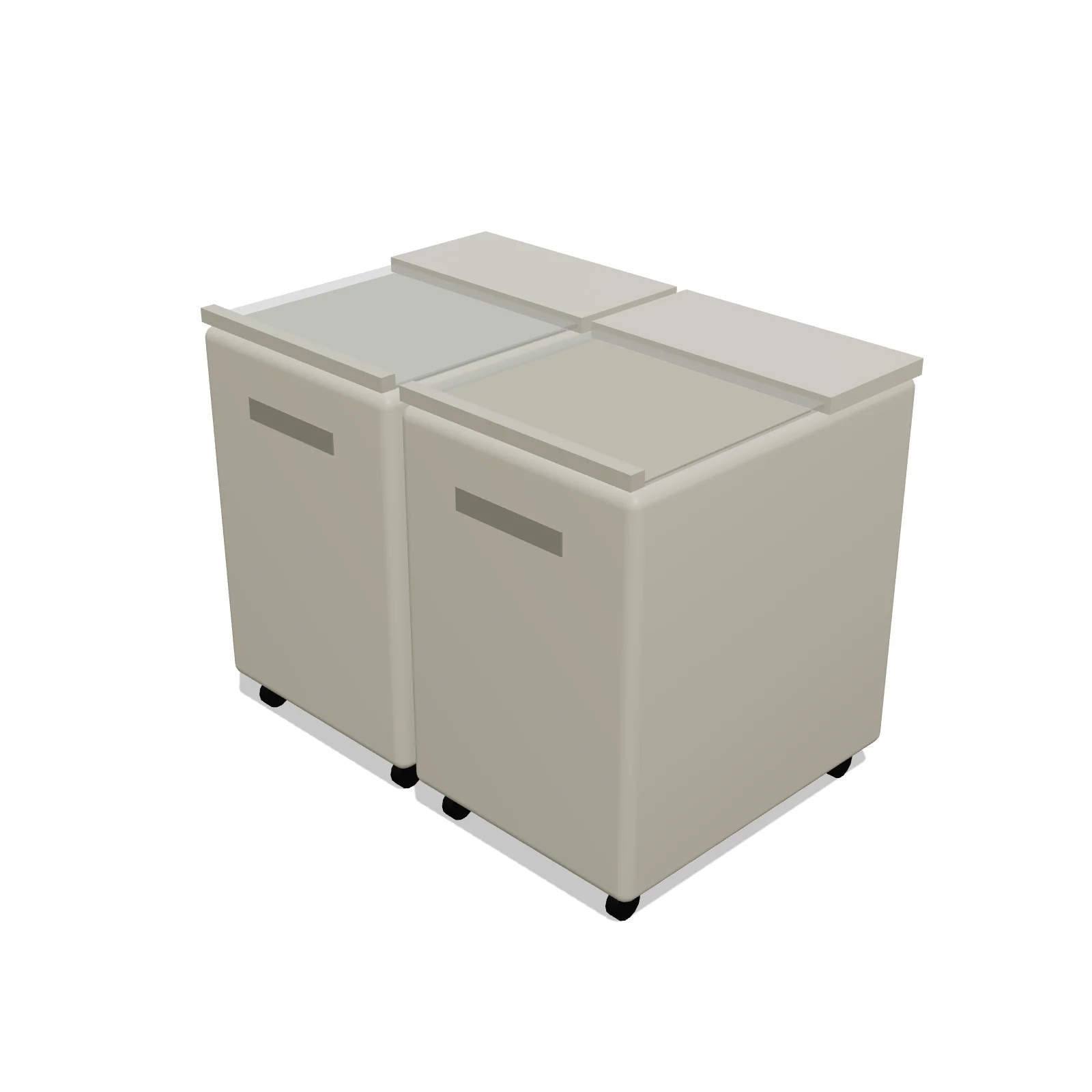 Ingredient Bins — 3D preview — RoomSketch3D 3D floorplan software