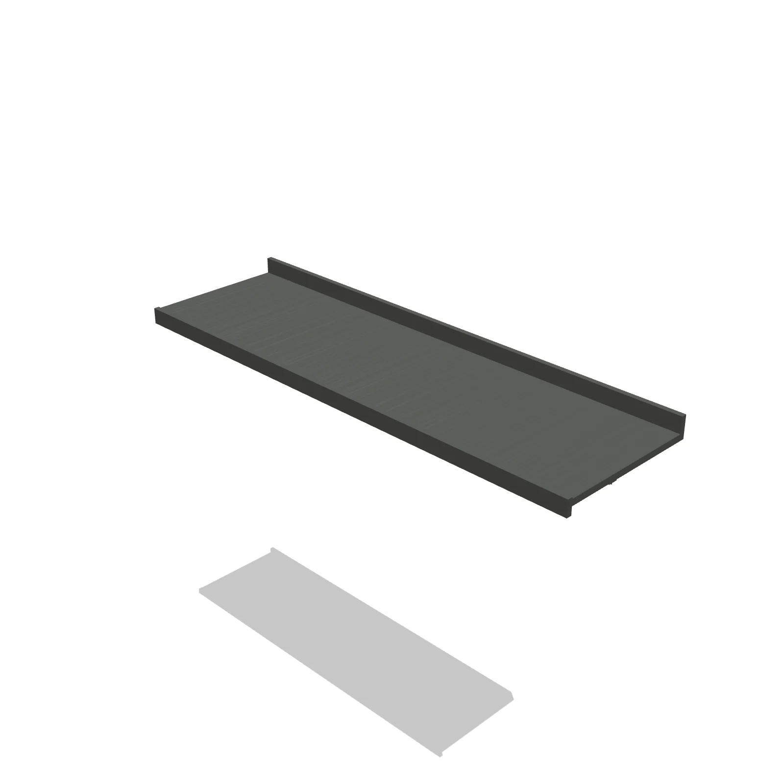 Overhead Wall Shelf 48" — 3D preview — RoomSketch3D home design app