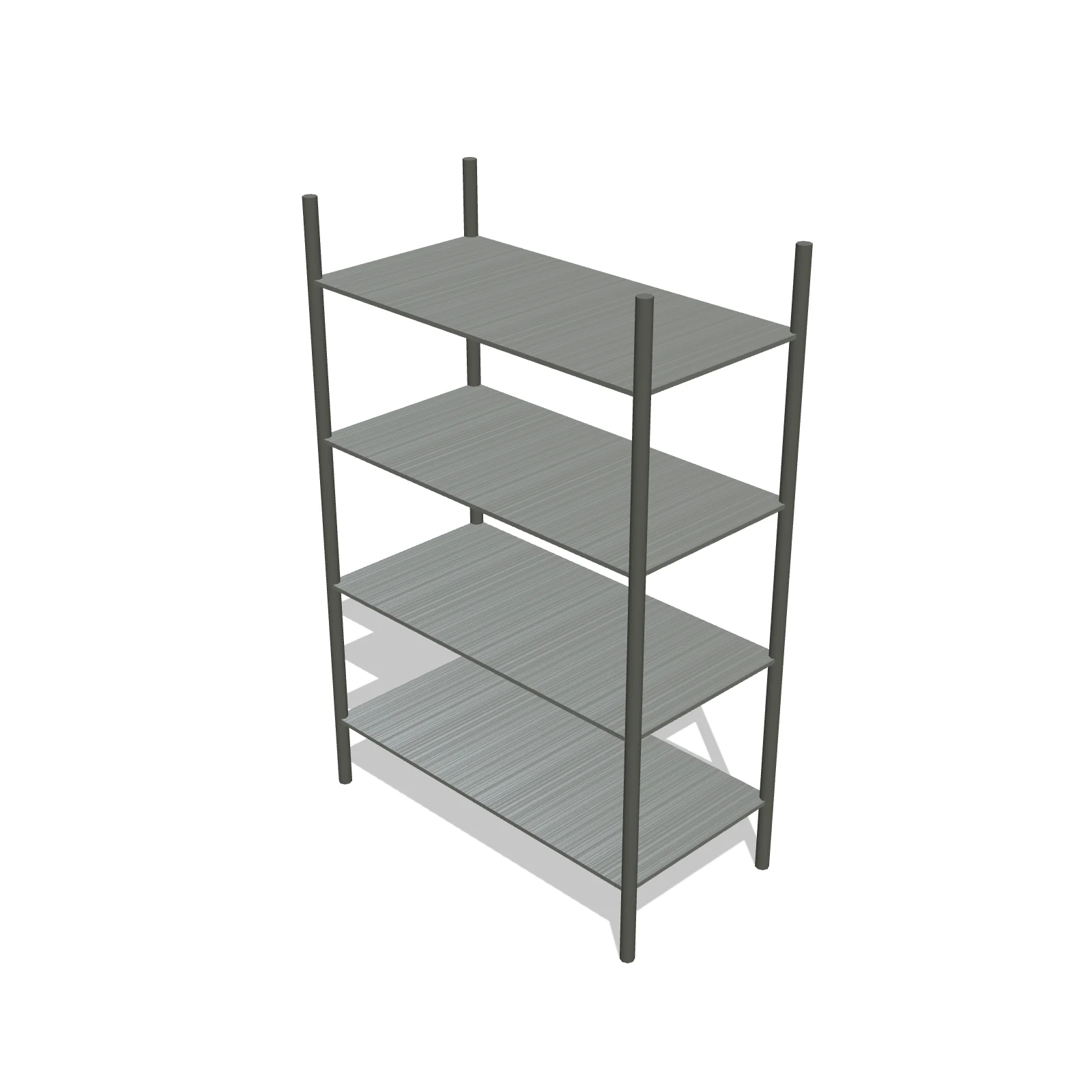 Wire Shelving Unit 48" — 3D preview — RoomSketch3D floor plan creator