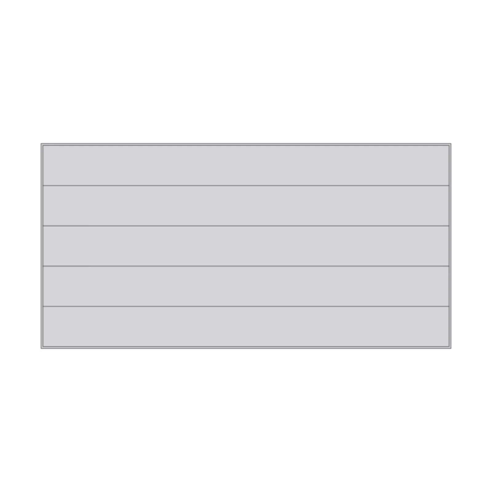 5-Tier Shelf 48" — 2D floor-plan symbol