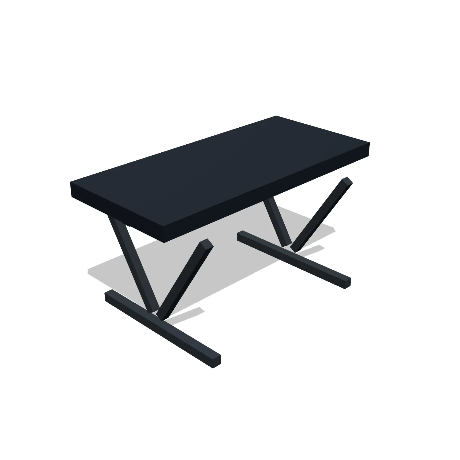 Decline Ab Bench — 3D model preview