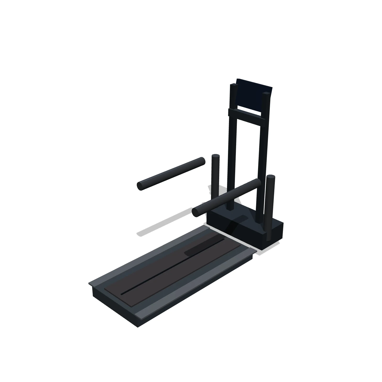 Folding Treadmill — 3D preview