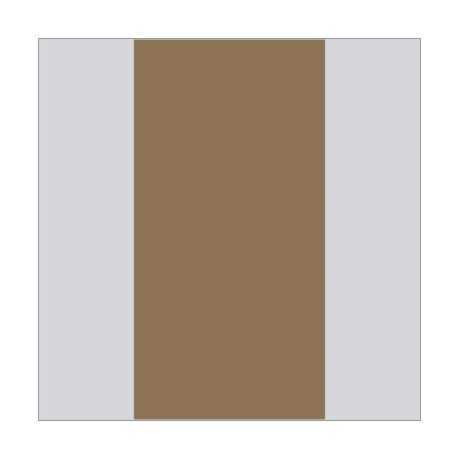 Olympic Lifting Platform (8×8) — 2D floor-plan symbol
