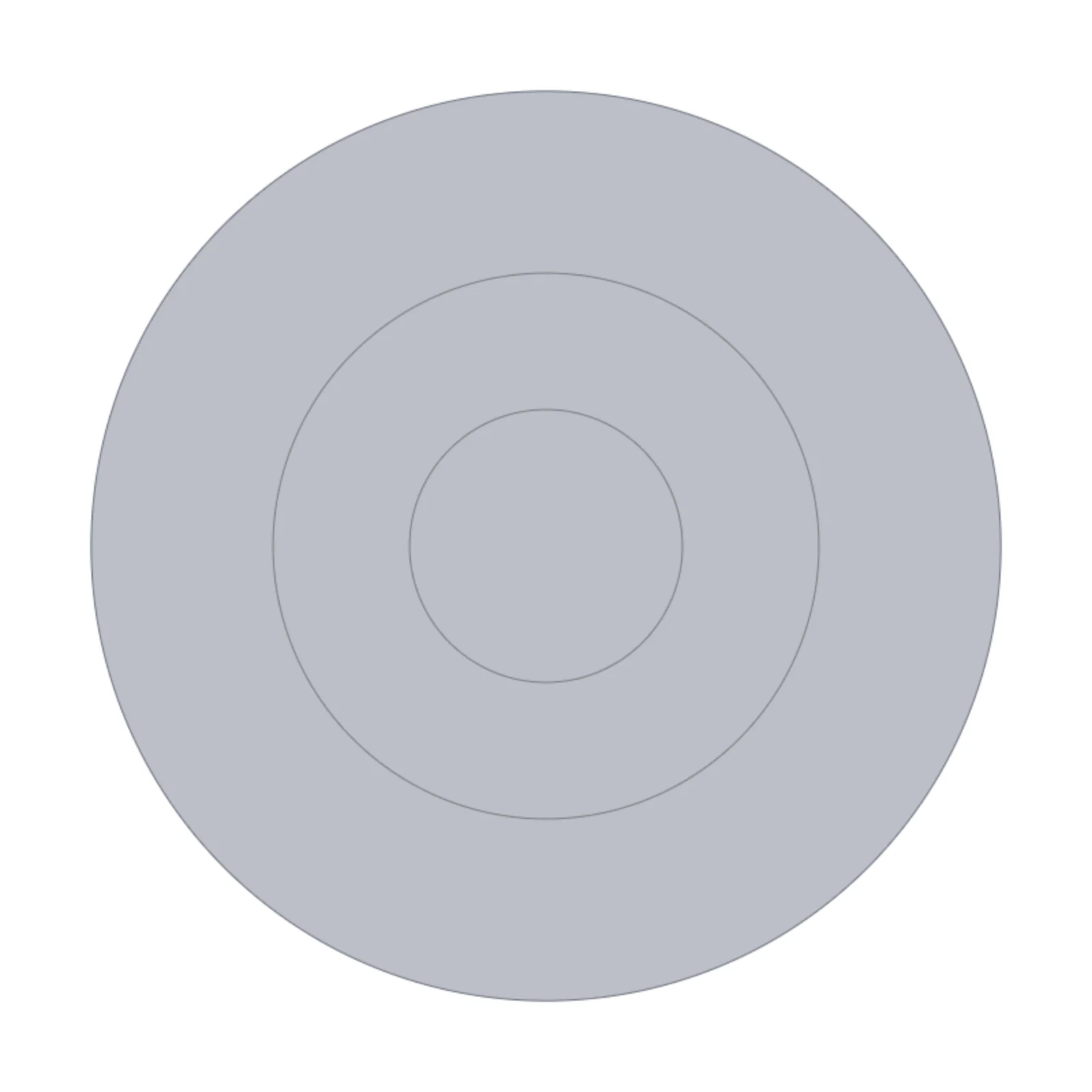 Battle Rope (Coiled) — 2D floor-plan symbol