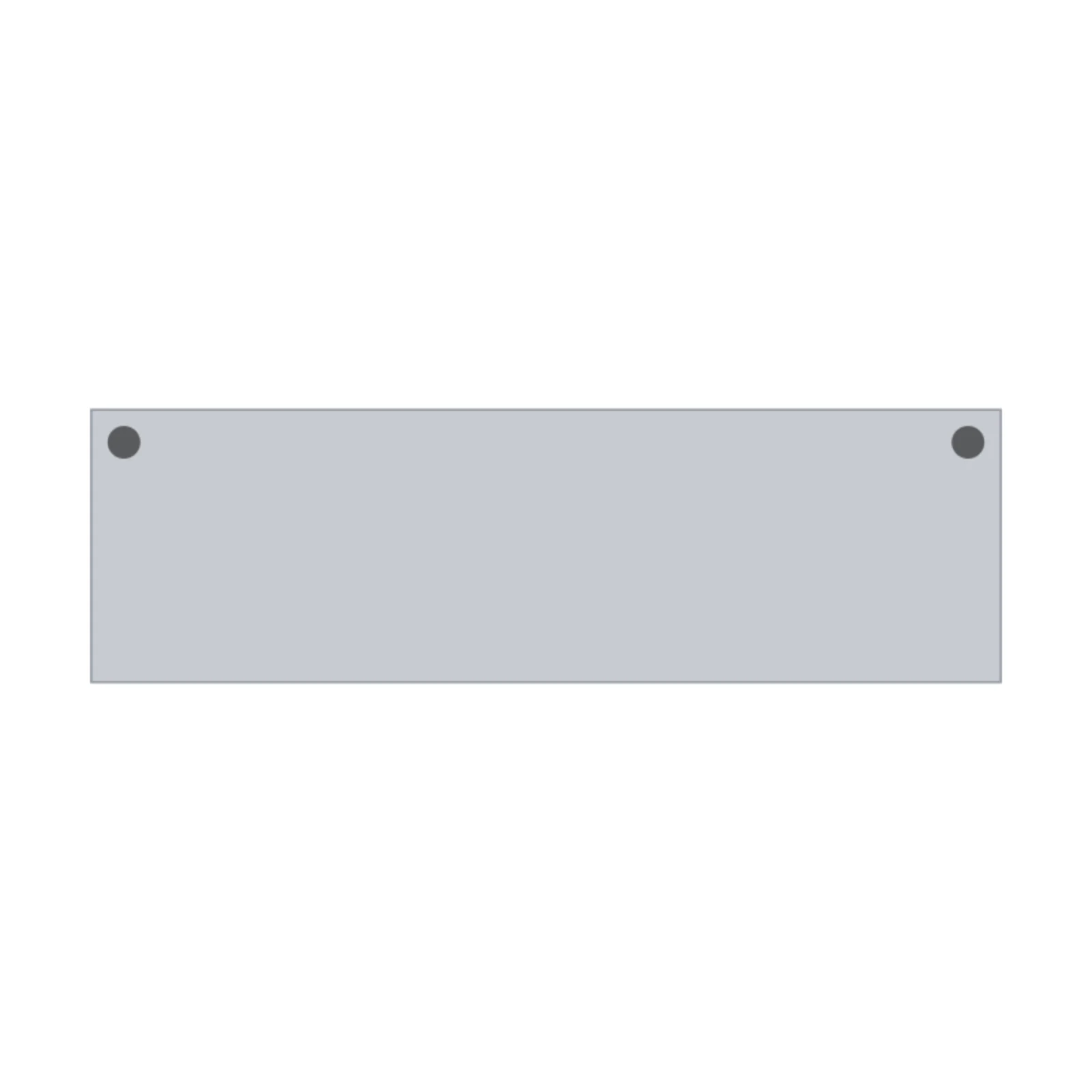 Cable Crossover (Dual) — 2D floor-plan symbol