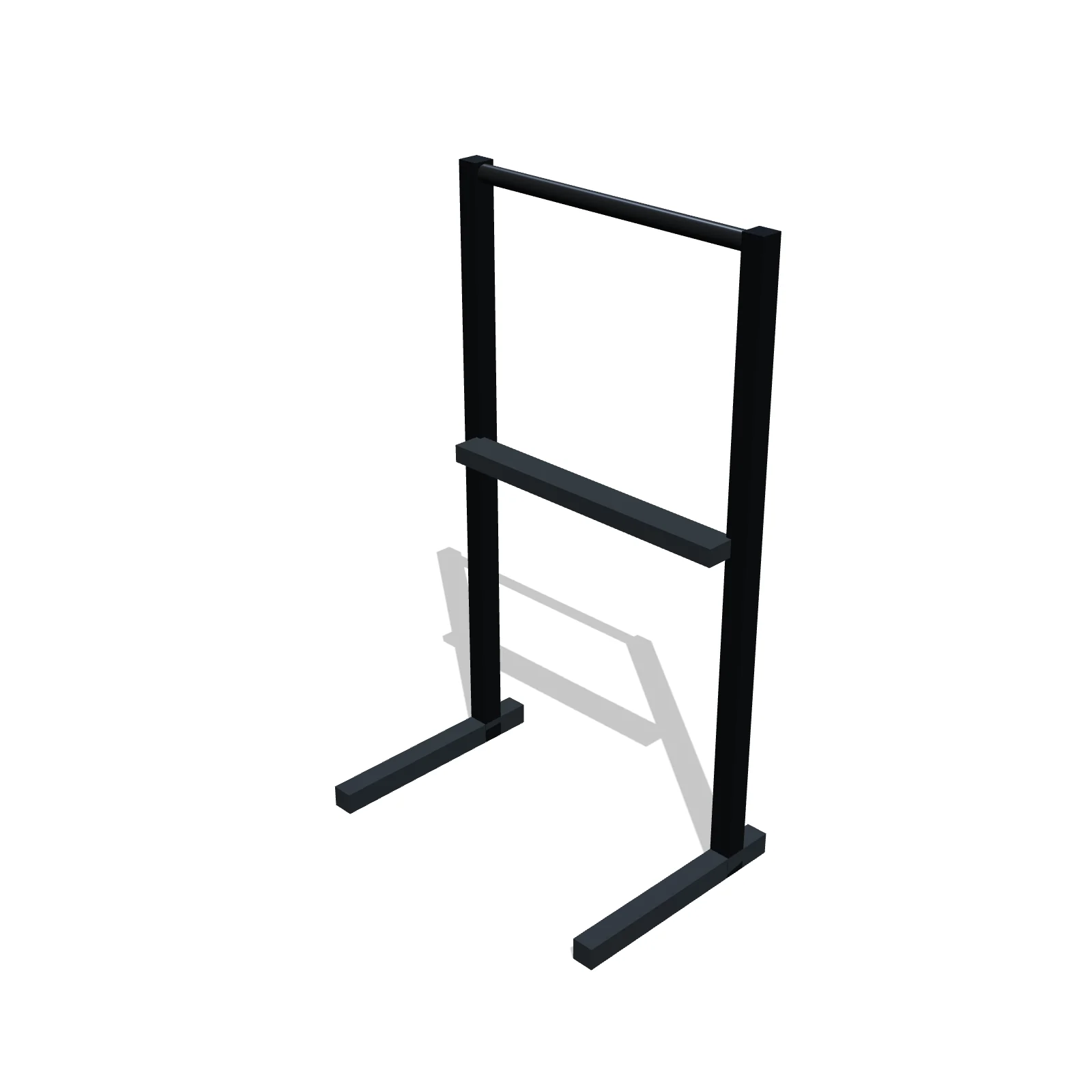 Wall-Mounted Folding Rack — 3D preview