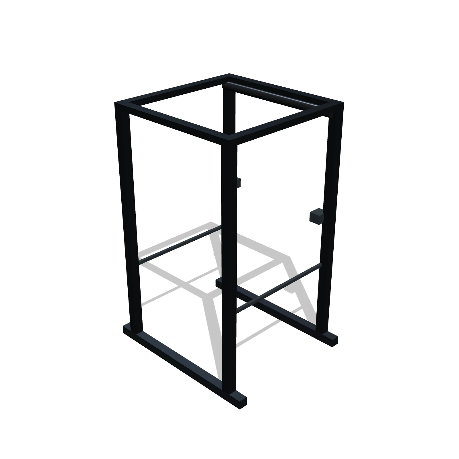 Power Rack (Full Cage) — 3D preview