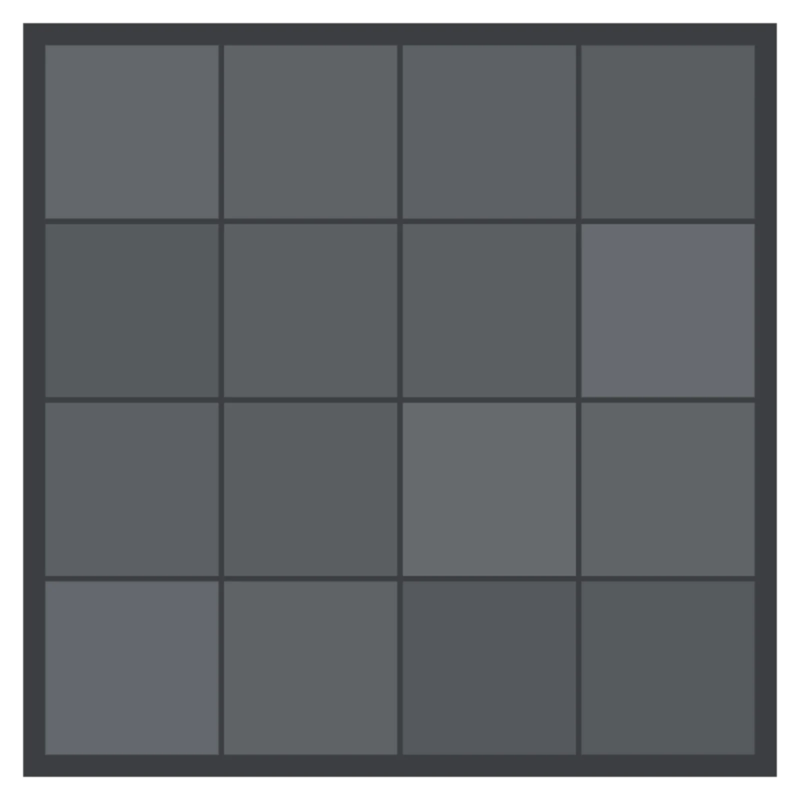 Hearth Pad (Square) — 2D floor-plan symbol — RoomSketch3D floor plan creator