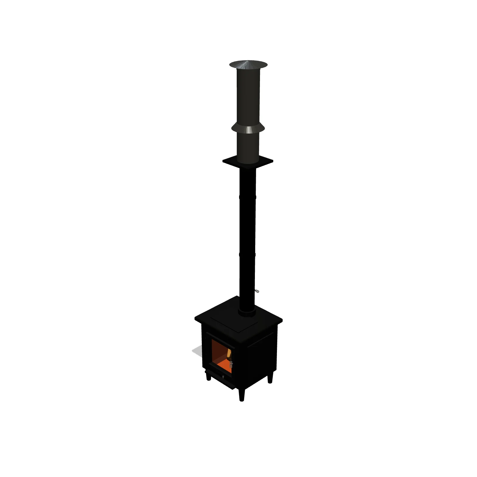 Wood Stove (Classic) — RoomSketch3D 3D floorplan software