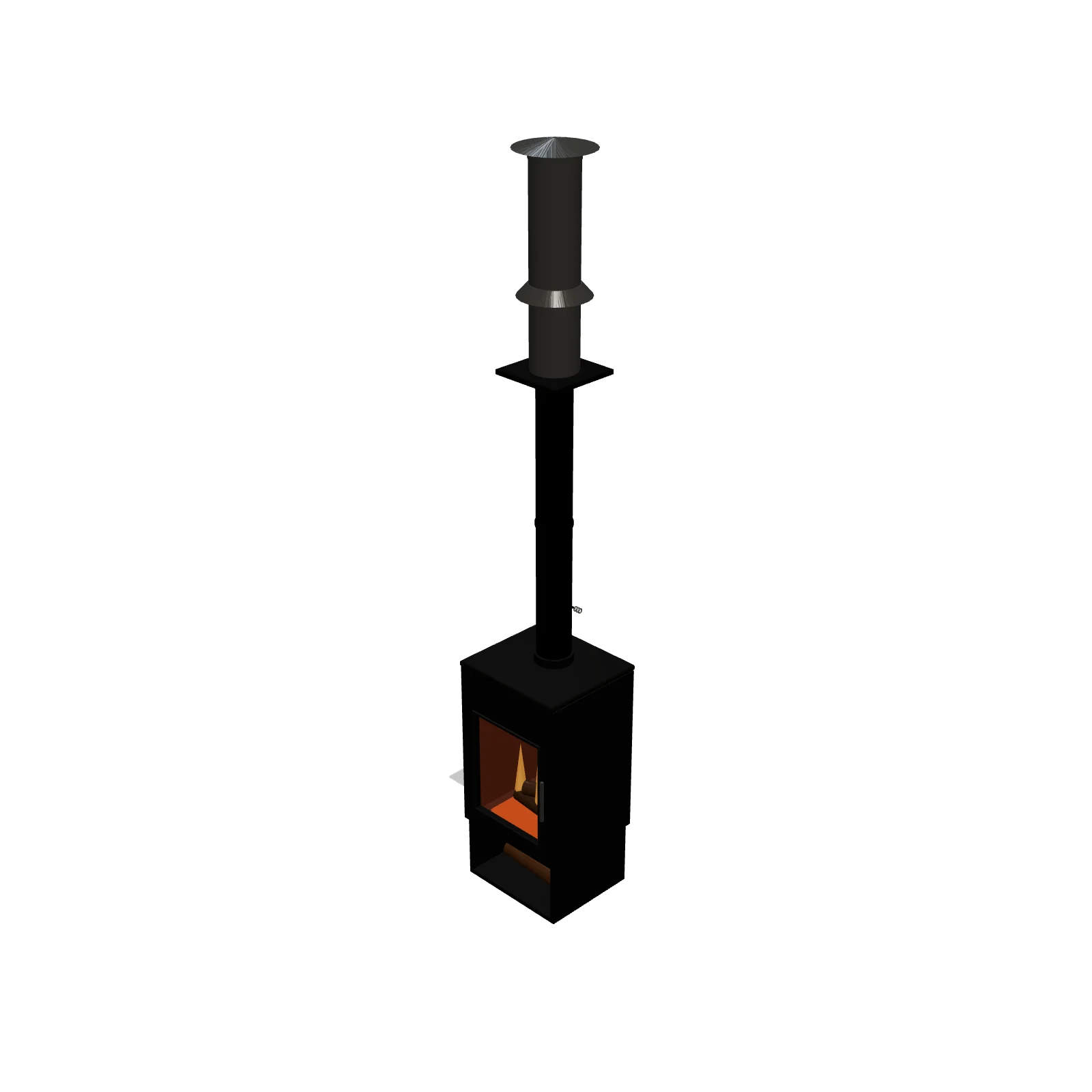 Wood Stove (Modern) — RoomSketch3D floor planner